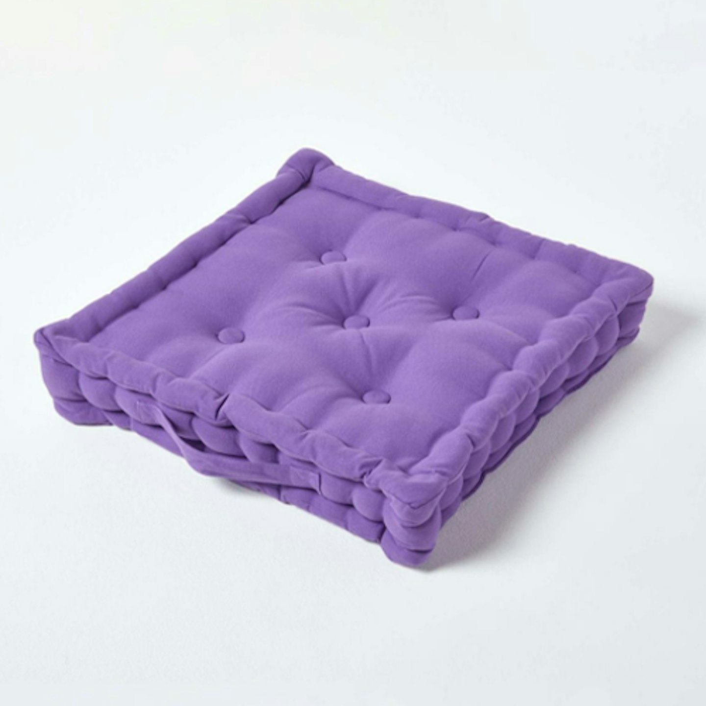 Cotton Mauve Floor Cushion