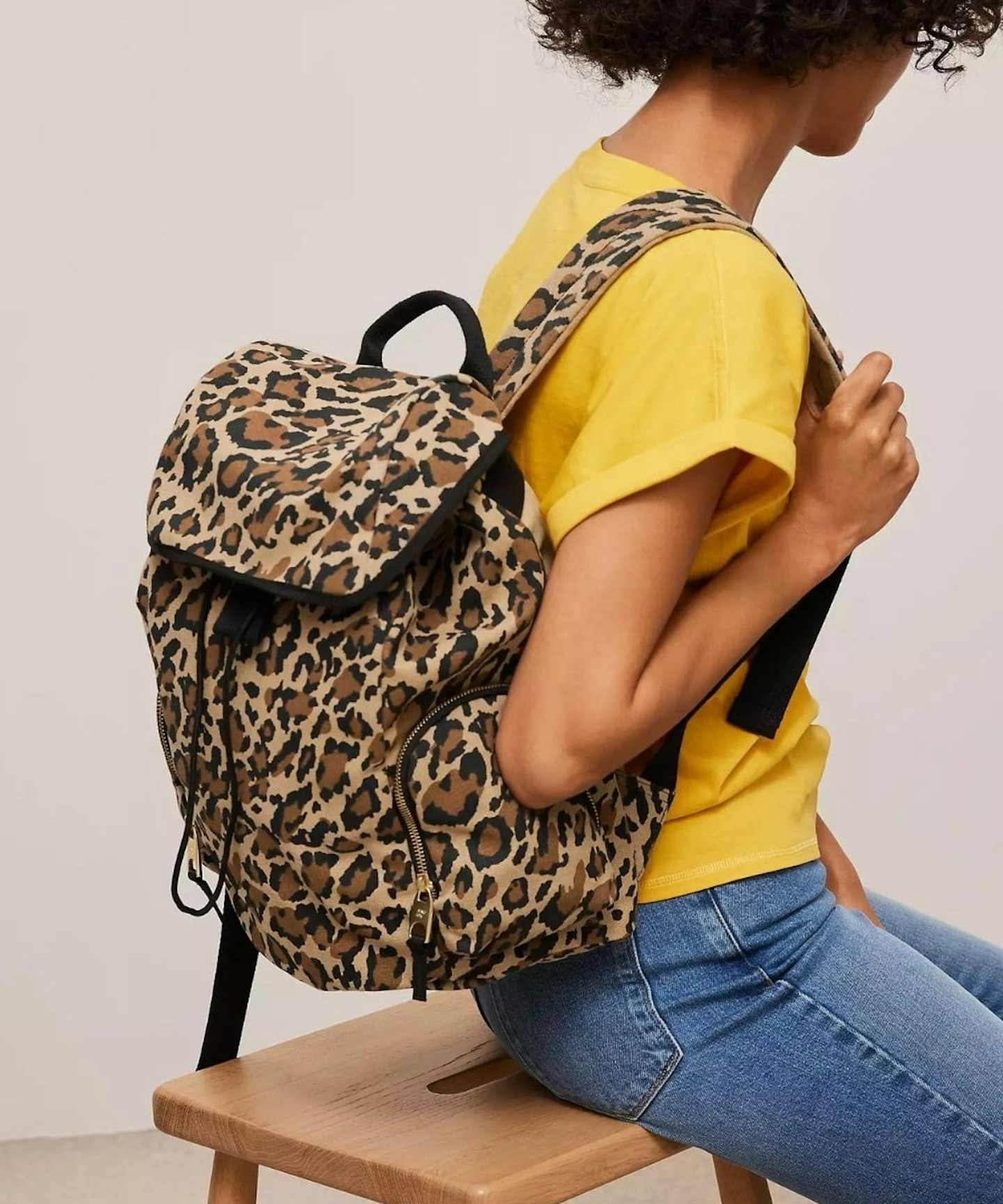 AND/OR Leopard Print Canvas Backpack, Multi