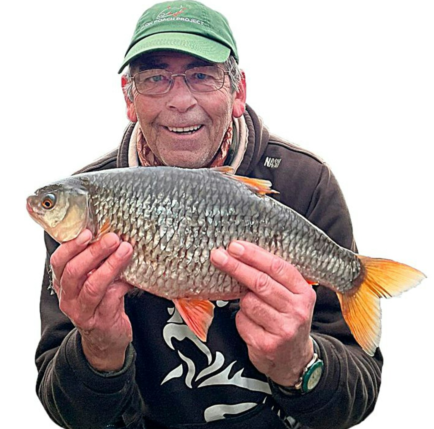 Alan Storey became the first angler in history to bank a 4lb roach from both a stillwater and river with this fish of 4lb 2oz