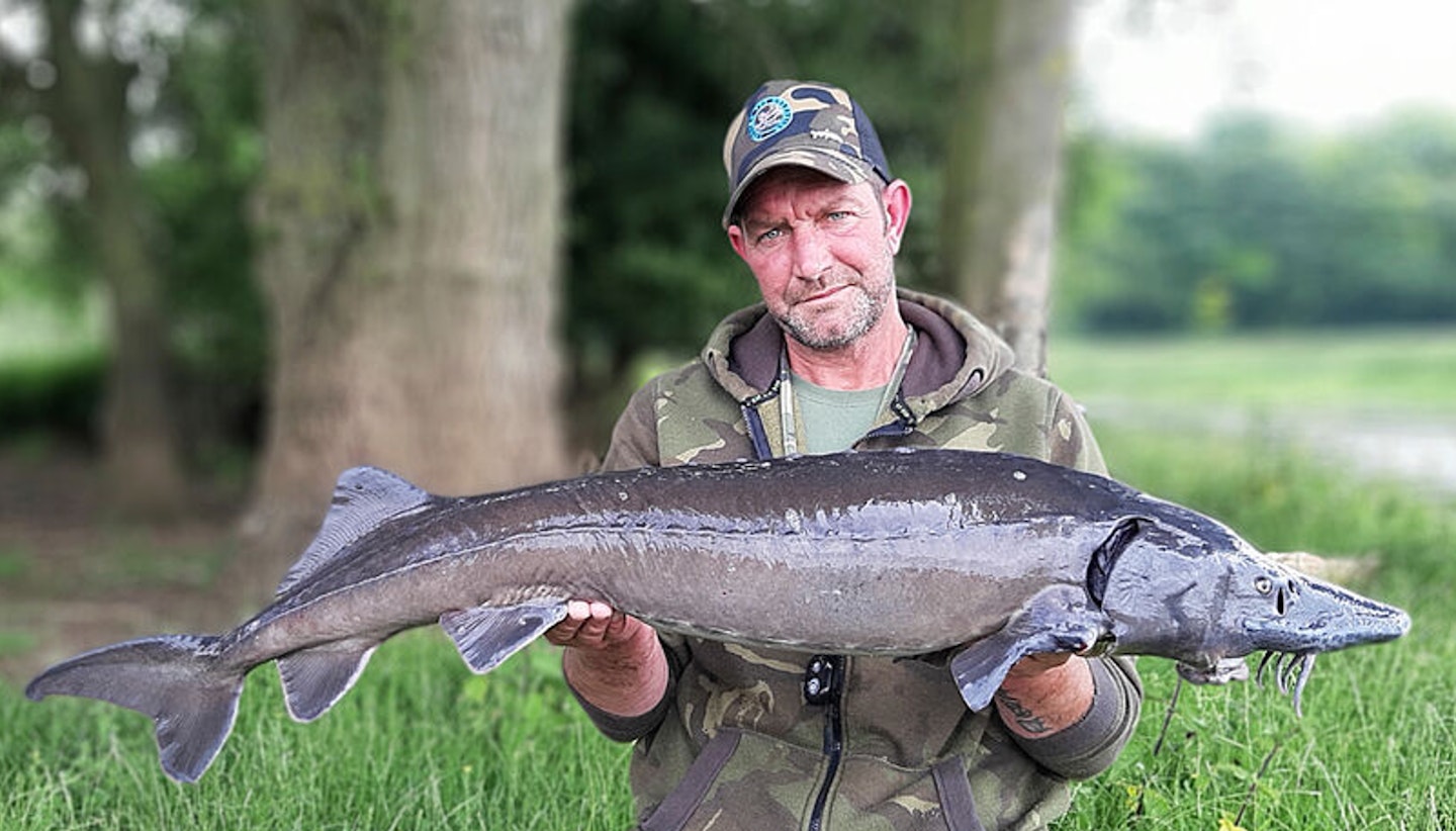 Dean Herbert admitted he was a nervous wreck after connecting with a 19lb 5oz sturgeon on the Trent