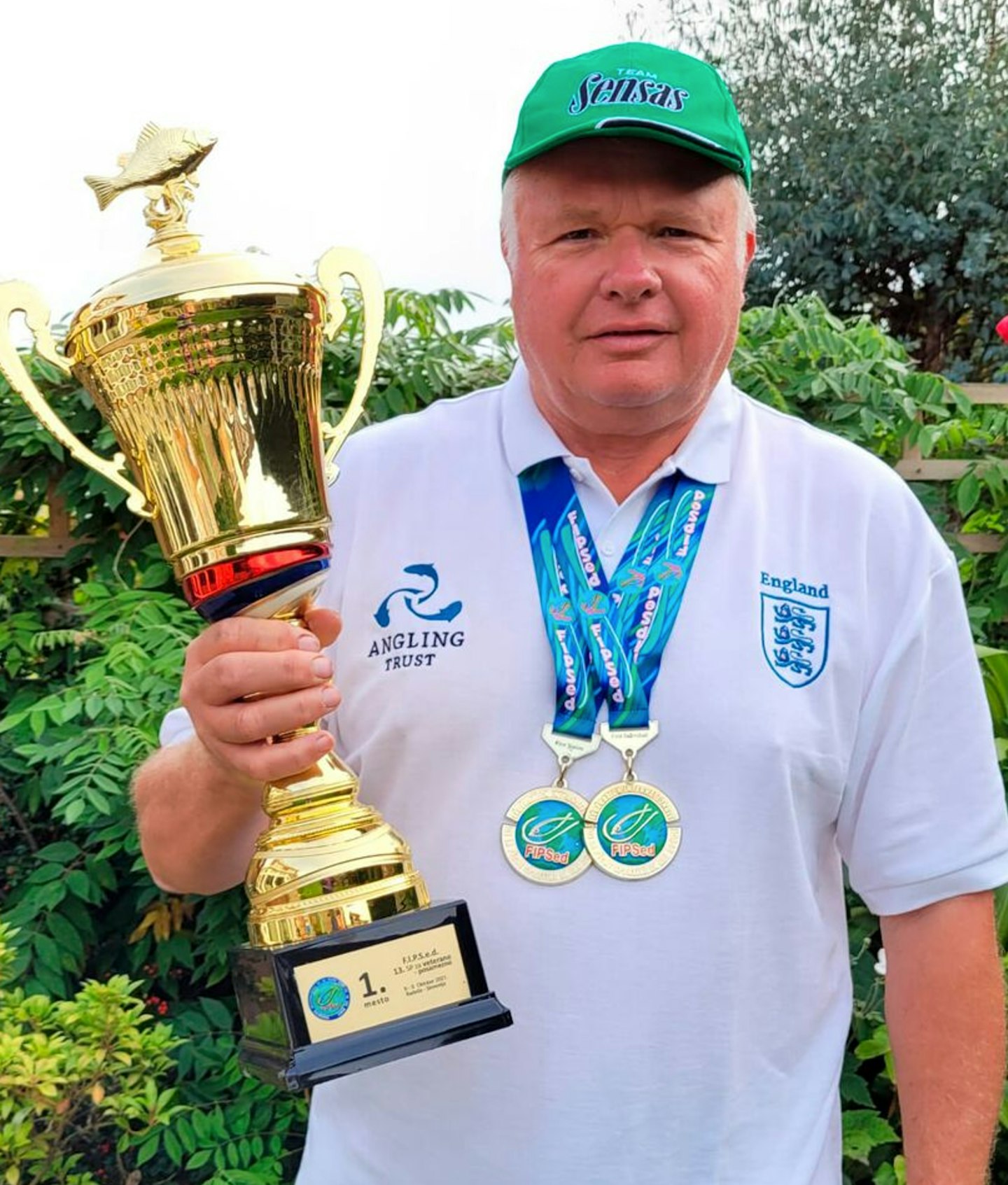 England team manager Mark Downes aced the World Veterans Championships