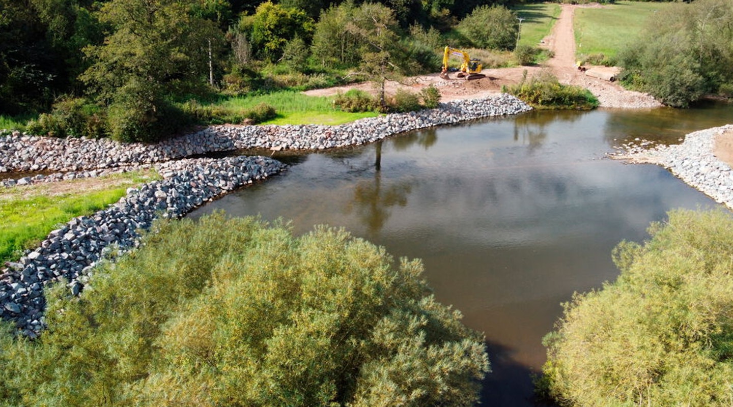 A £2.5 million project to remove the 900-year-old Dovecliffe Weir was completed
