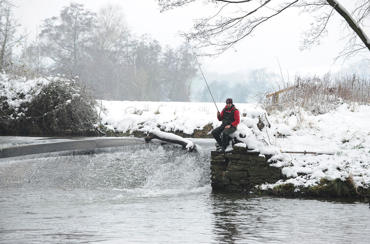 It’s best to wait a few days after floods caused by snowmelt before fishing again