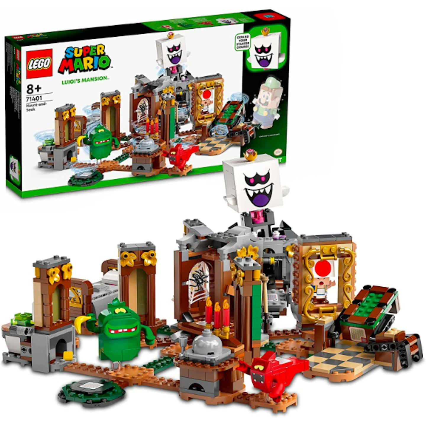 LEGO Super Mario Luigiu2019s Mansion Haunt-and-Seek Expansion Set