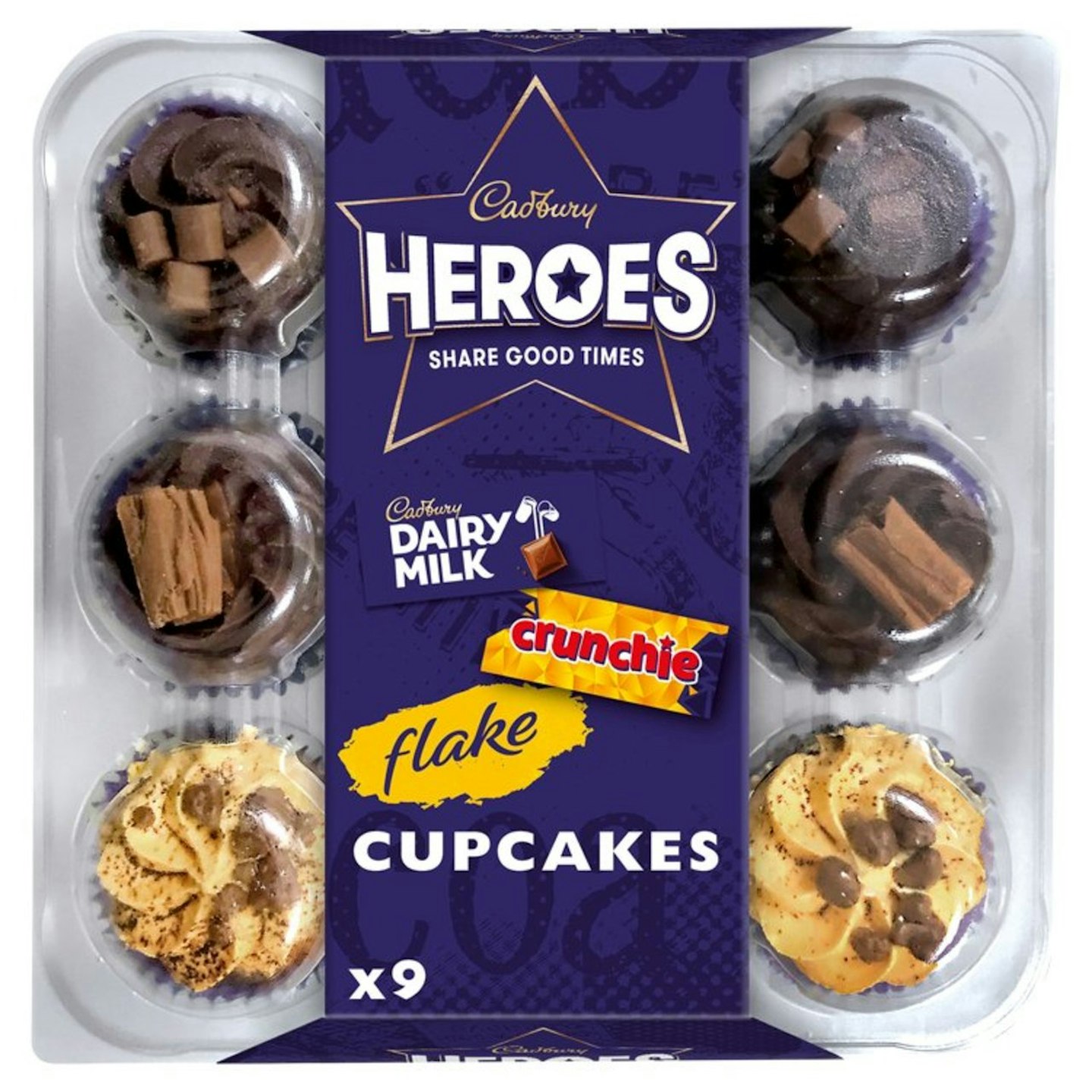 The best supermarket birthday cakes: Cadbury Heroes Cupcakes