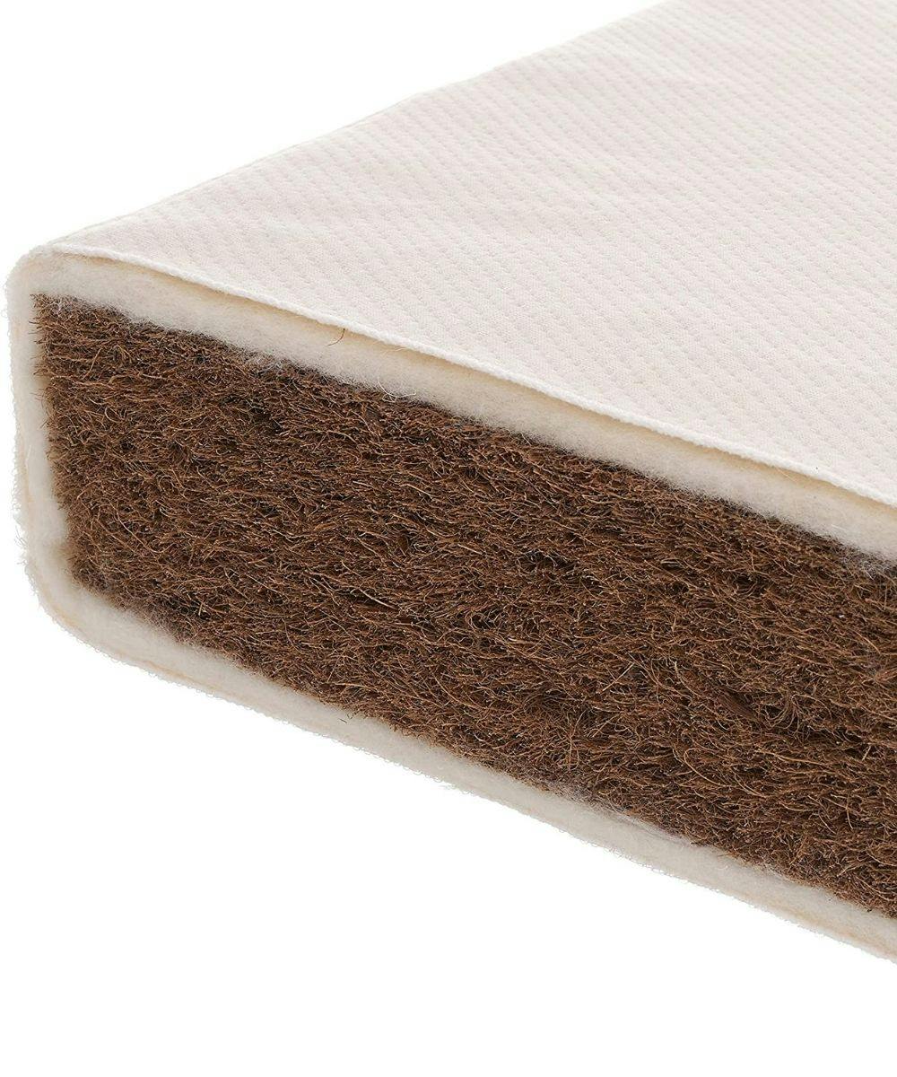 The Best Cot Mattress 2024 According To Experts   Obaby Natural Coir Wool Cot Bed Mattress 