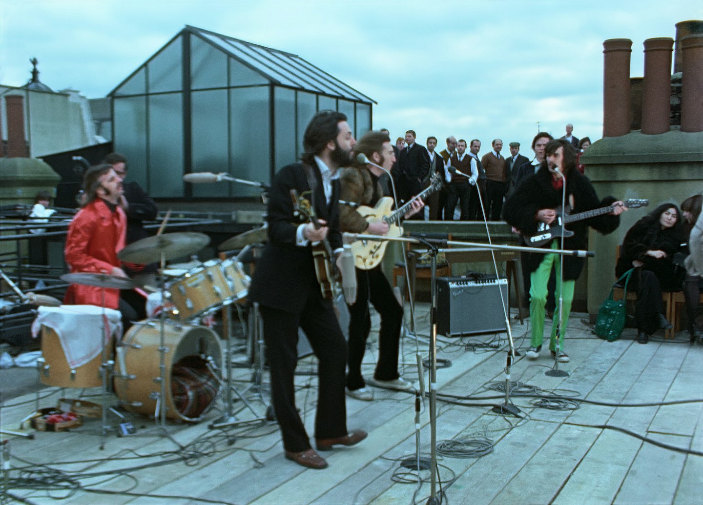 The Beatles: Get Back Rooftop concert