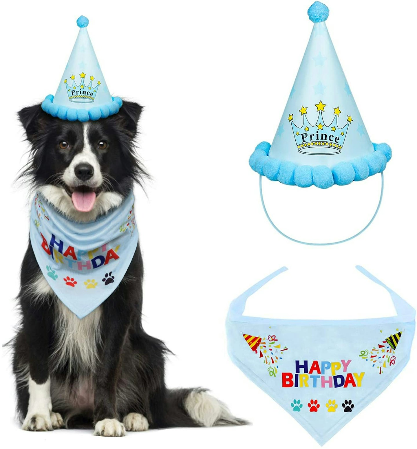 VIPITH Dog Birthday Bandana