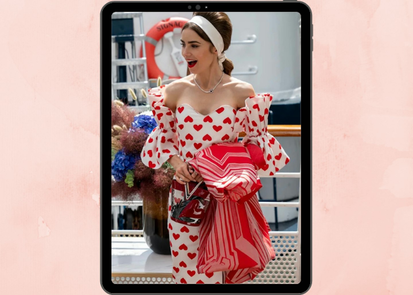 Emily in Paris Season 2 Episode 5 outfit heart dress