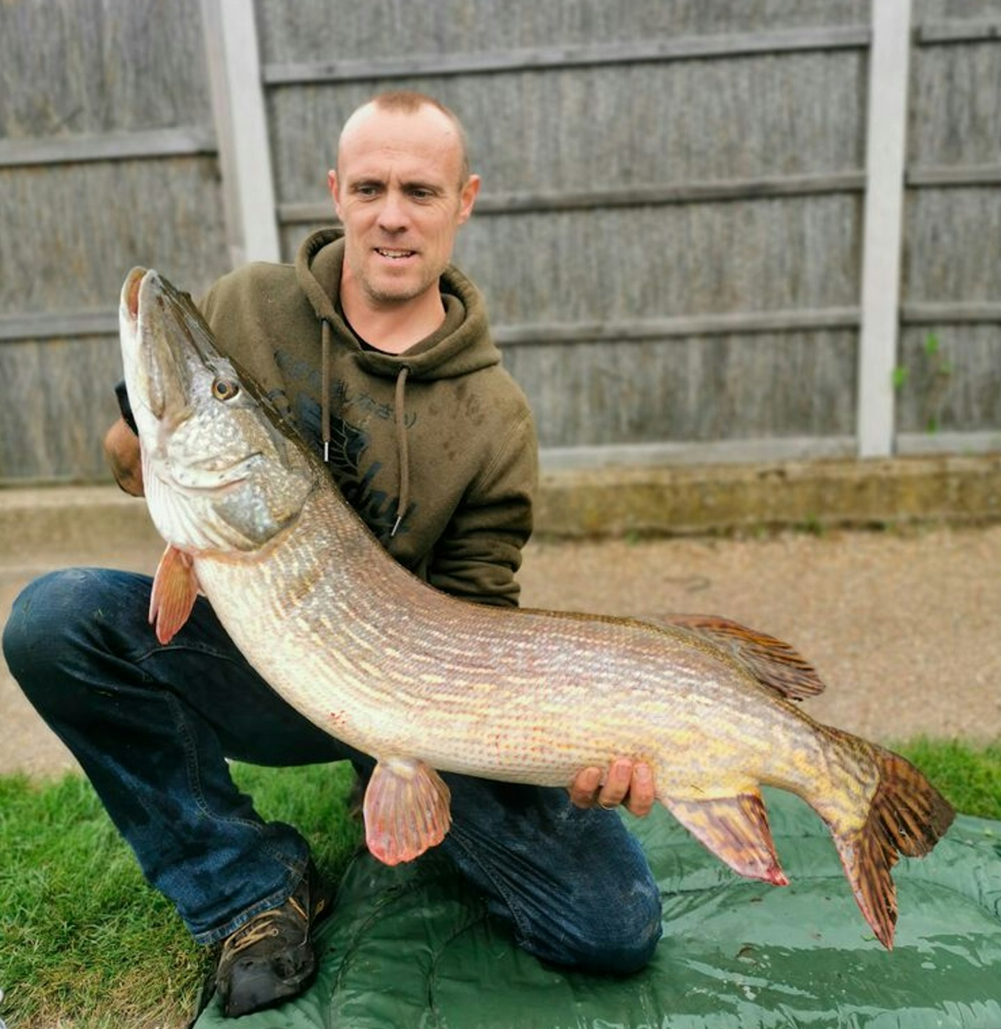 Graham Fitzgerald fished the River Thurne for this 33lb predator