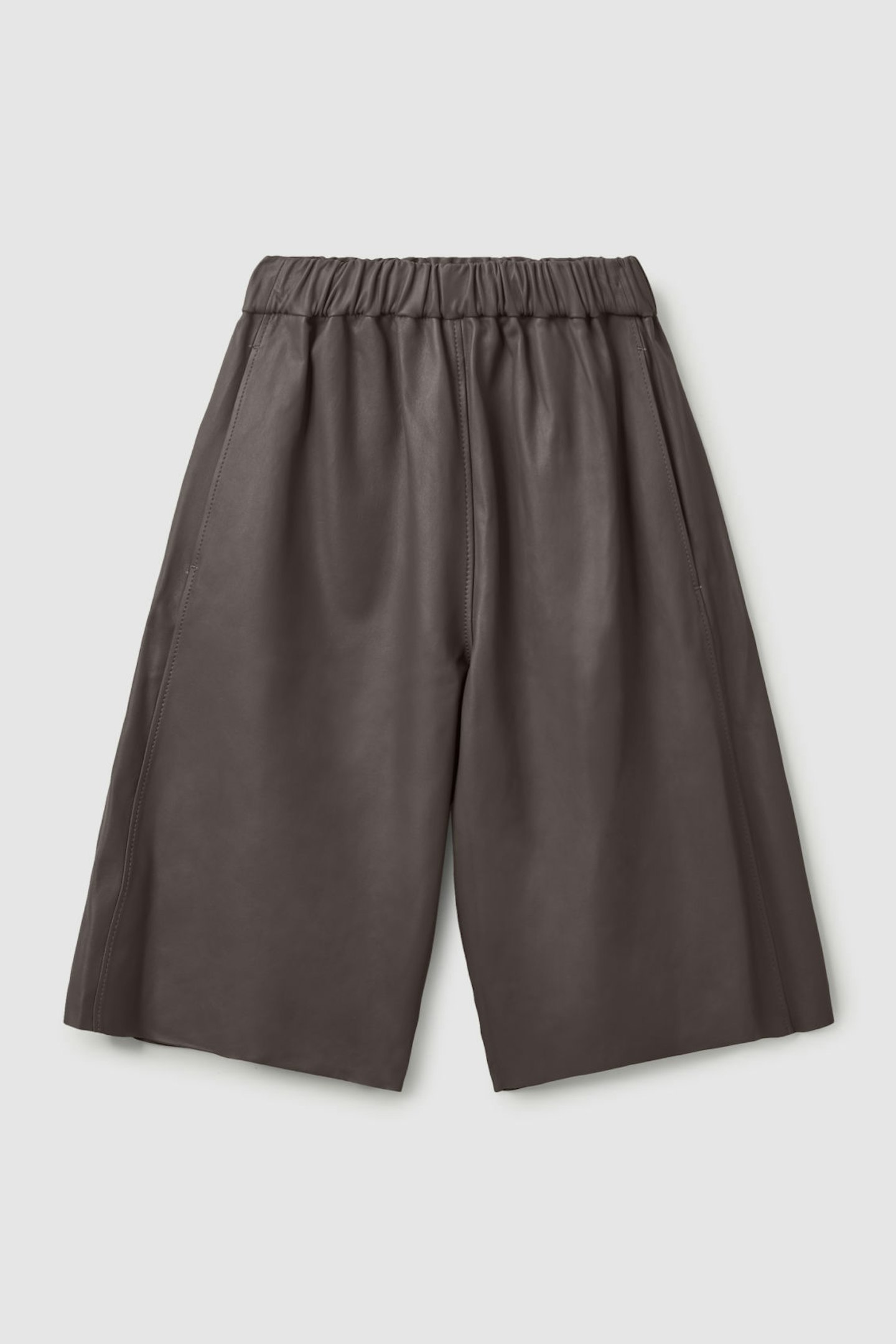 COS, Leather Bermuda Shorts, £225