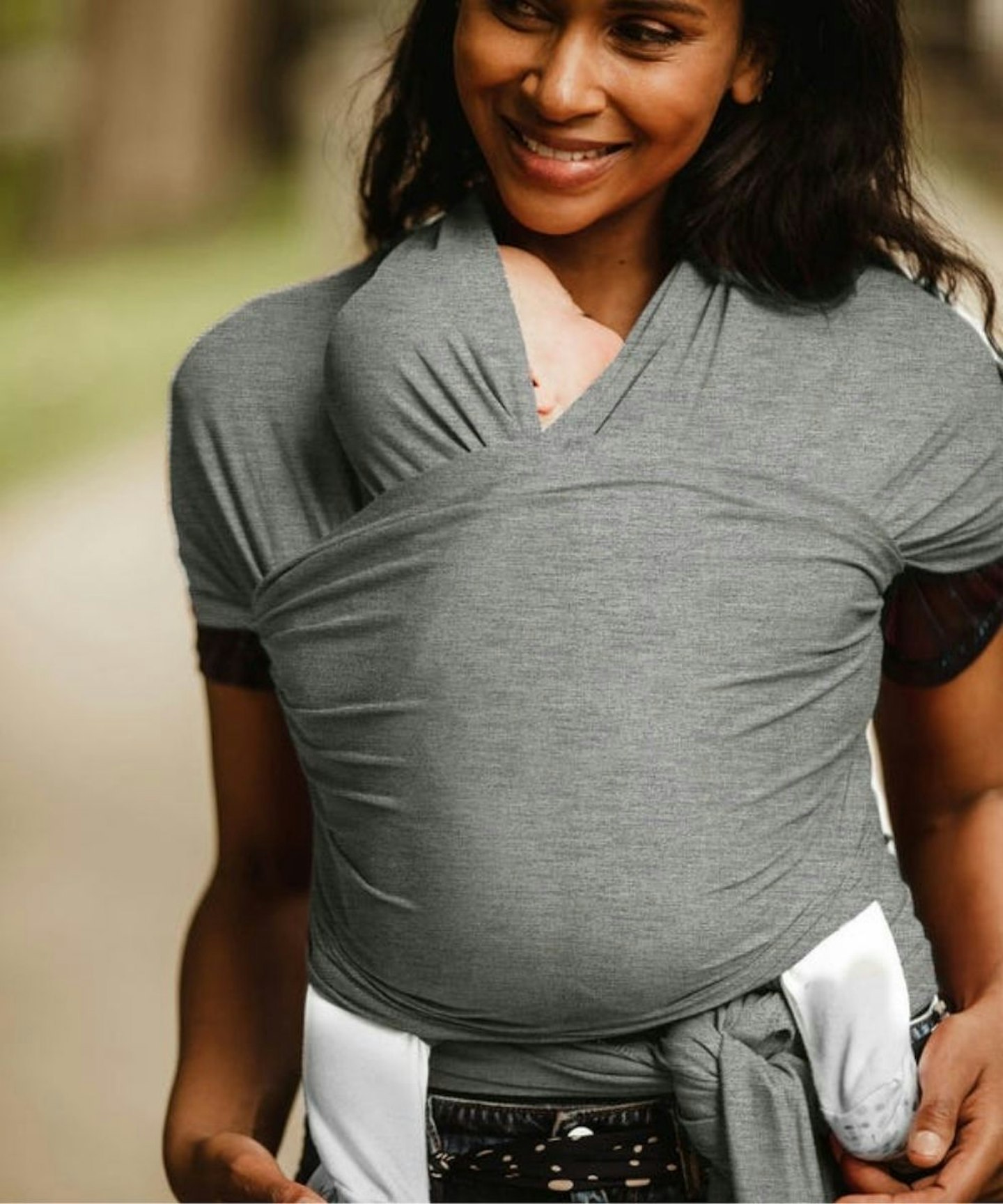 Izmi Essential Baby Wrap Mid Grey