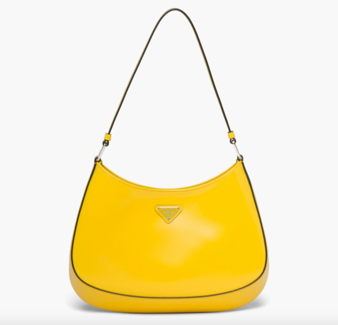 Prada, Cleo Brushed Leather Shoulder Bag, £1,850