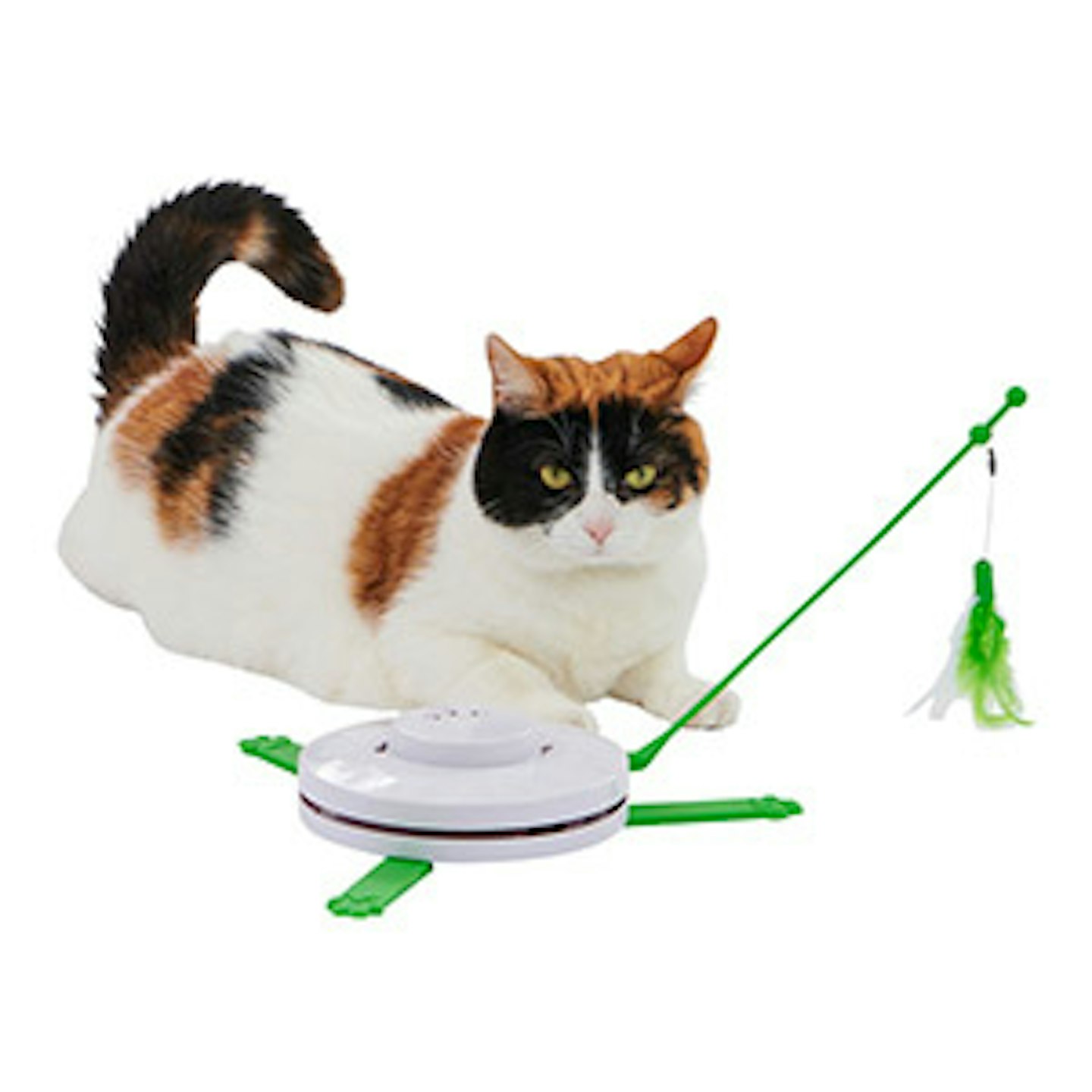 Pets at Home Invisible Flying Mouse 2 in 1 Interactive Cat Toy