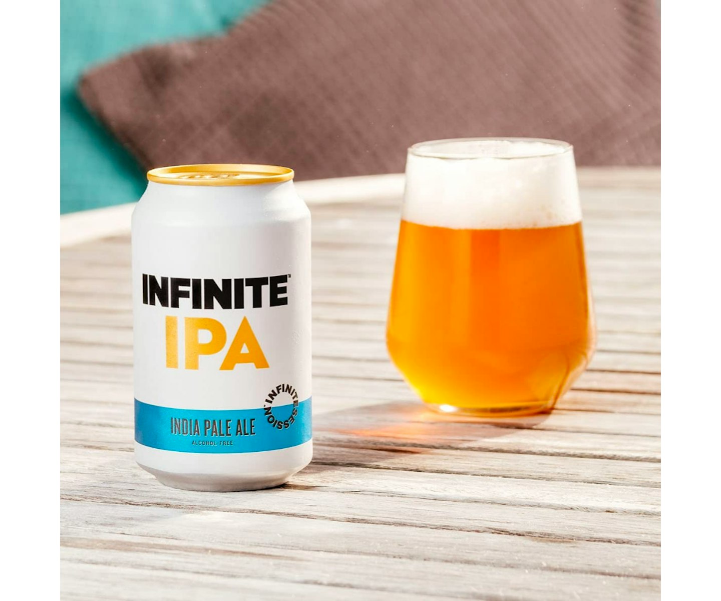 Infinite Session Alcohol Free India Pale Ale Low Calorie Craft Beer (IPA, Case of 12)