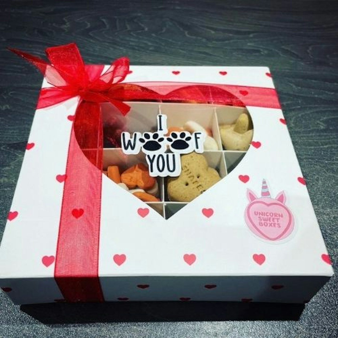 Valentineu2019s Dog Pick N Mix Treat Box