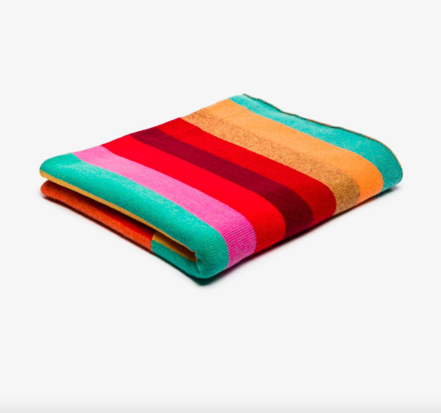 The Elder Statesman, Multicoloured Rainbow Cashmere Blanket, £1,830