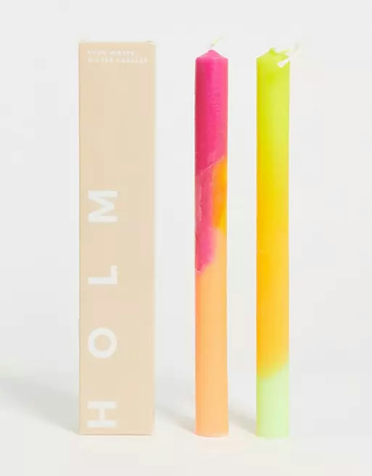 ASOS, HOLM 'Neon Nights' Dinner Candles, £28