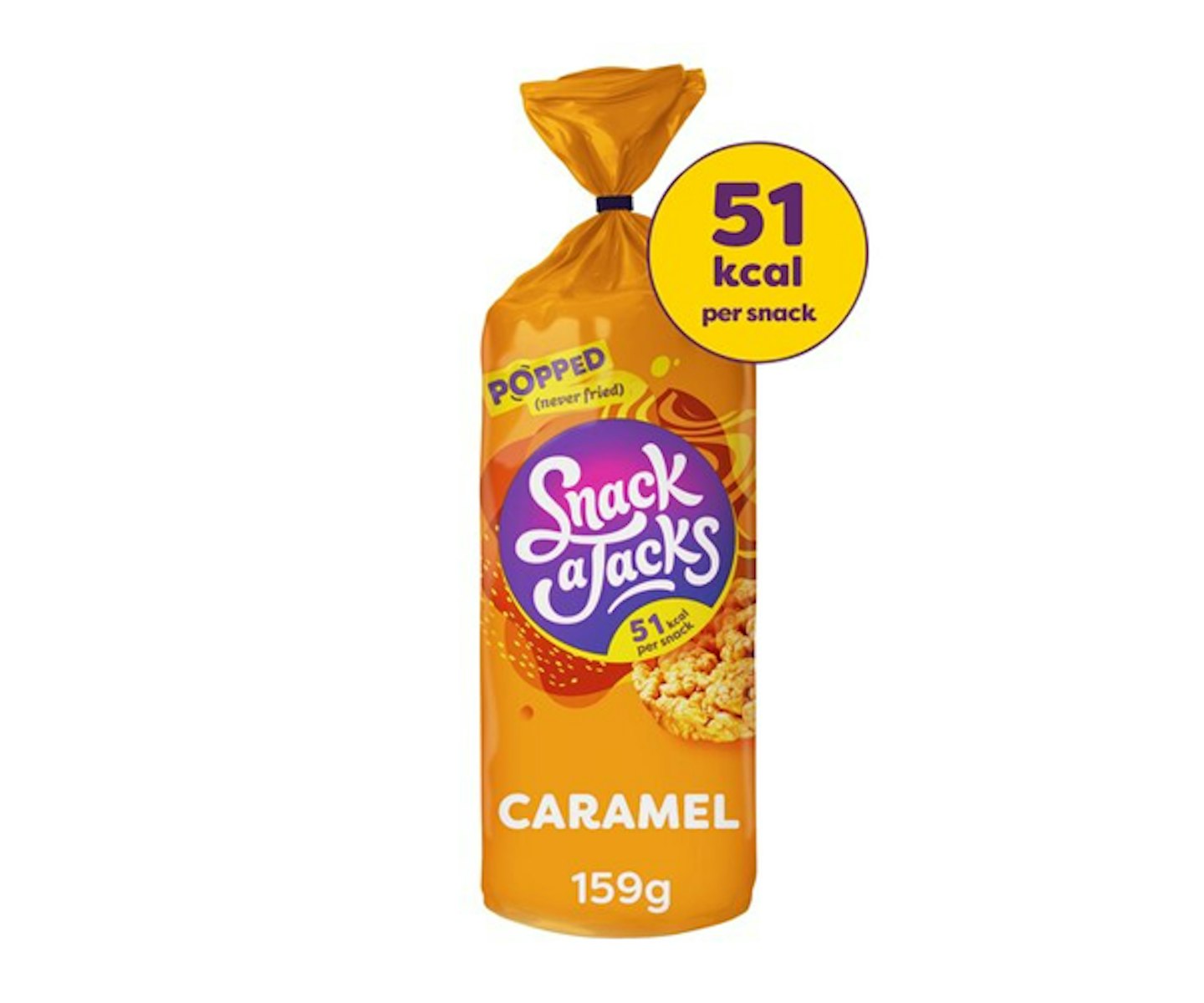 Snack A Jacks Jumbo Caramel 159G