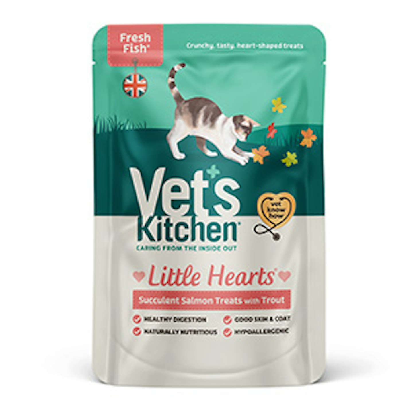 Vet's Kitchen Little Hearts Finest Salmon and Trout 60g