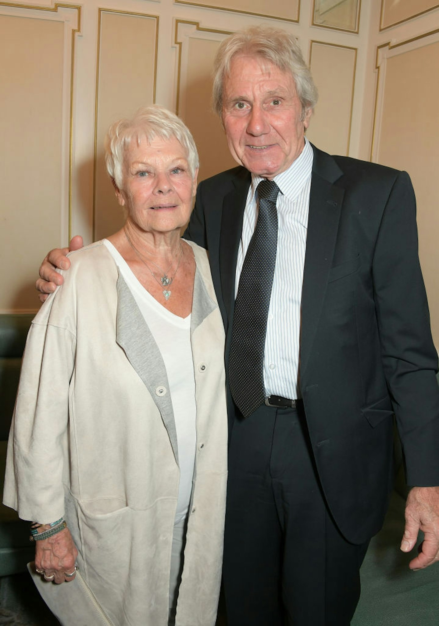 Judi Dench and David Mills