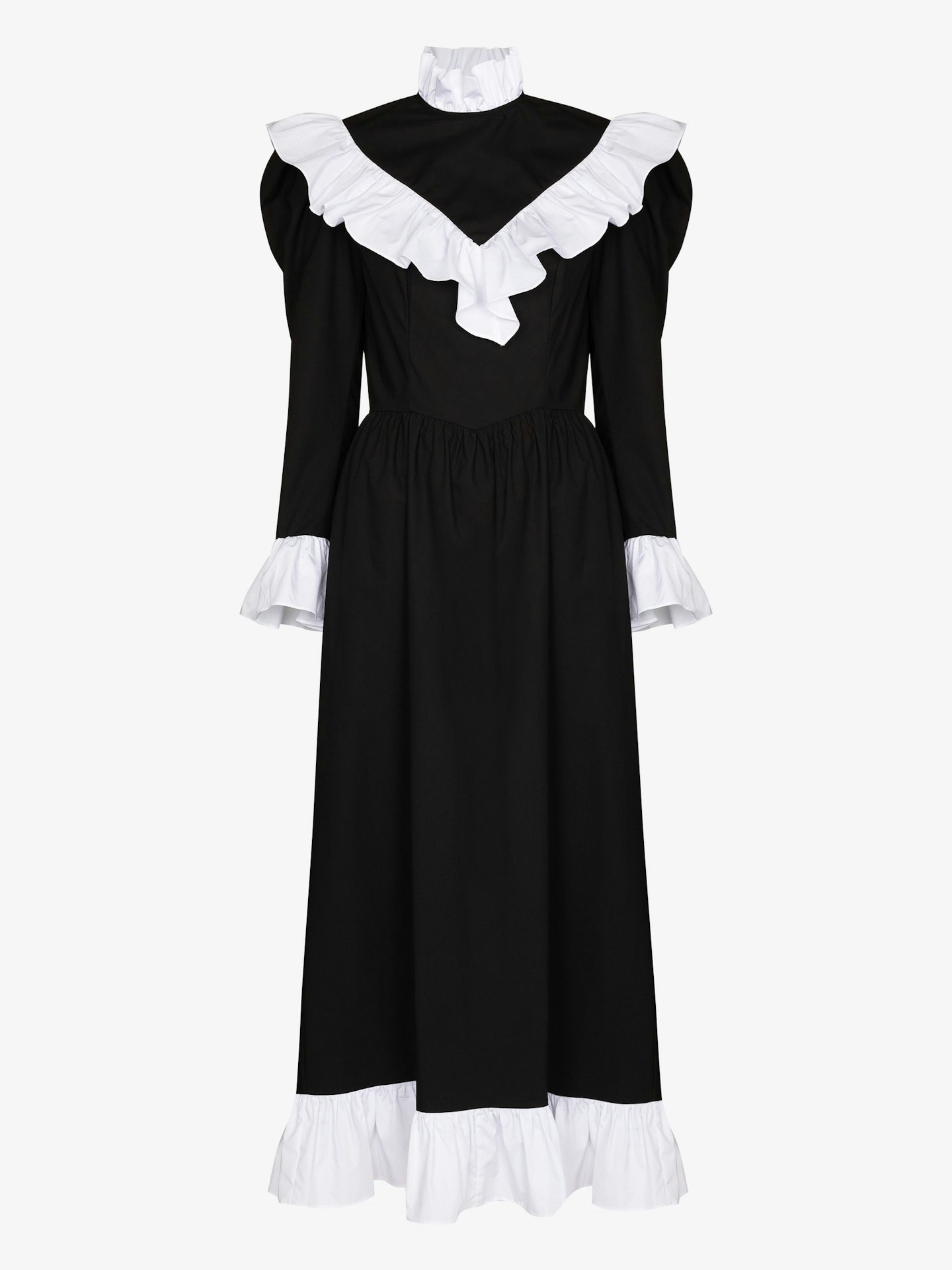 Batsheva, Carol Ruffled Maxi Dress, £285 at Brownsfashion.com