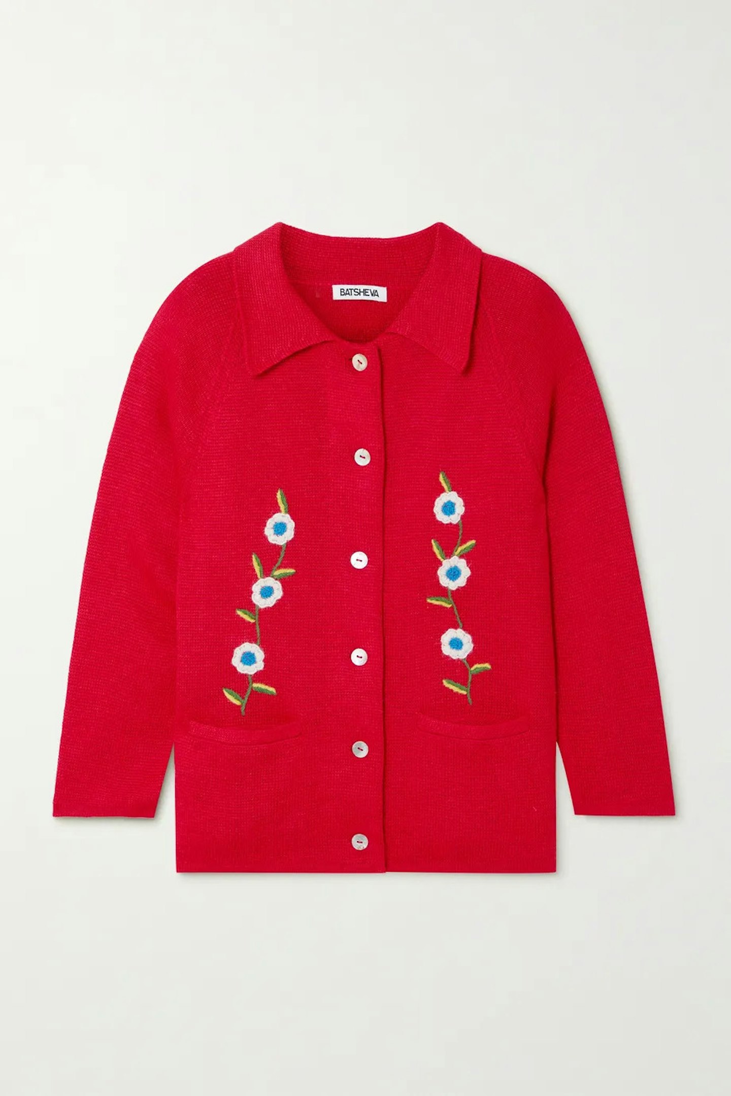 Batsheva, Chore embroidered alpaca cardigan, £425 at net-a-porter.com