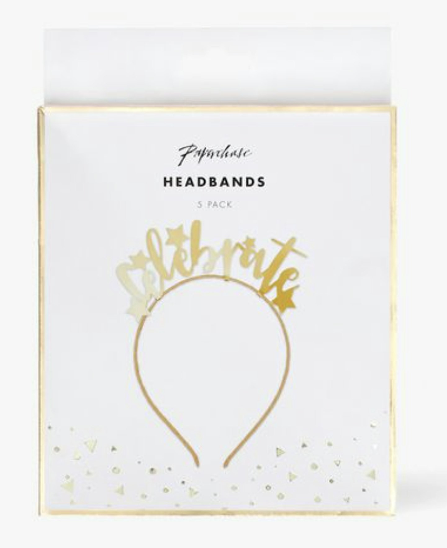 Celebrate Slogan Headbands - Pack of 5