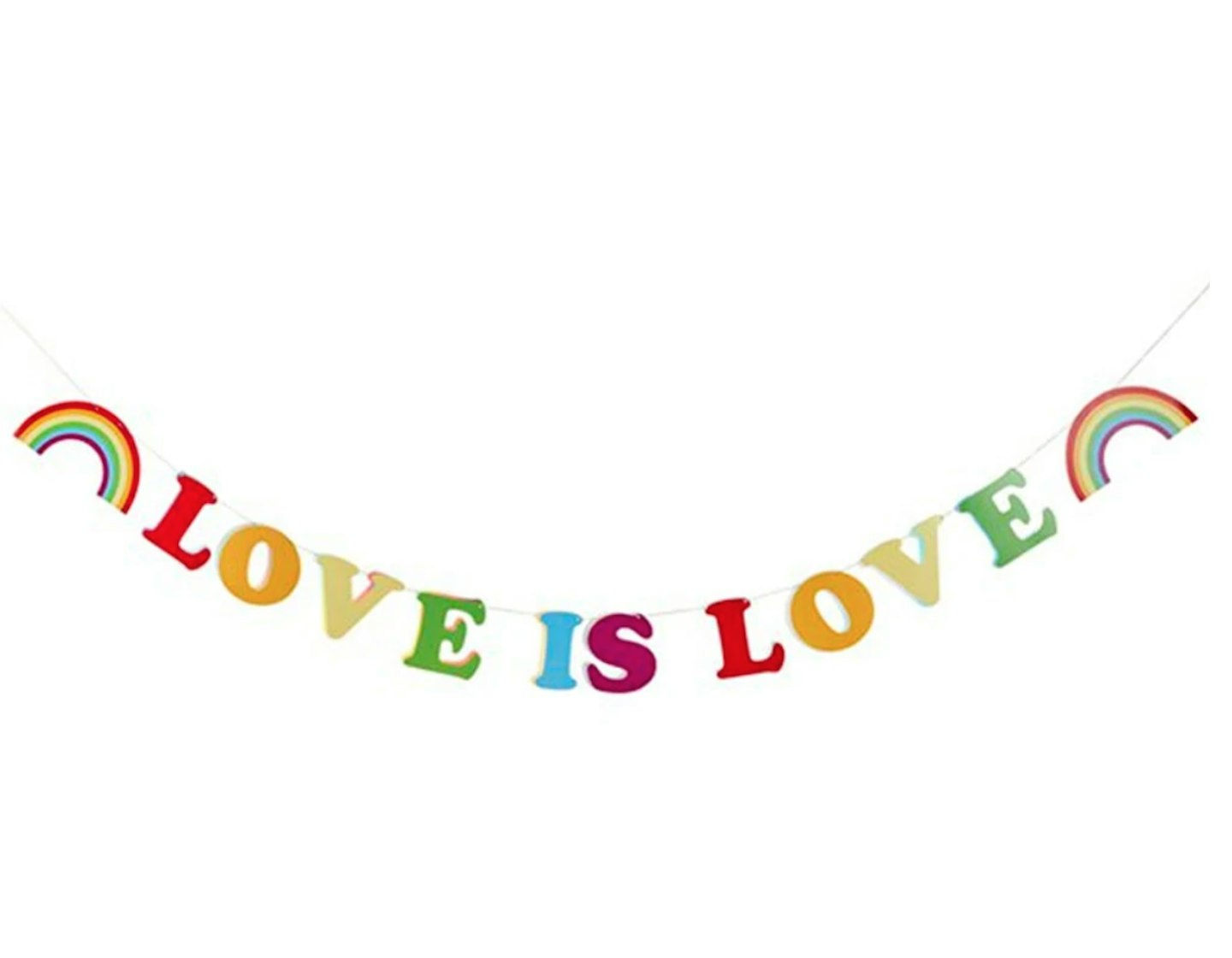 Love Is Love Foil Bunting