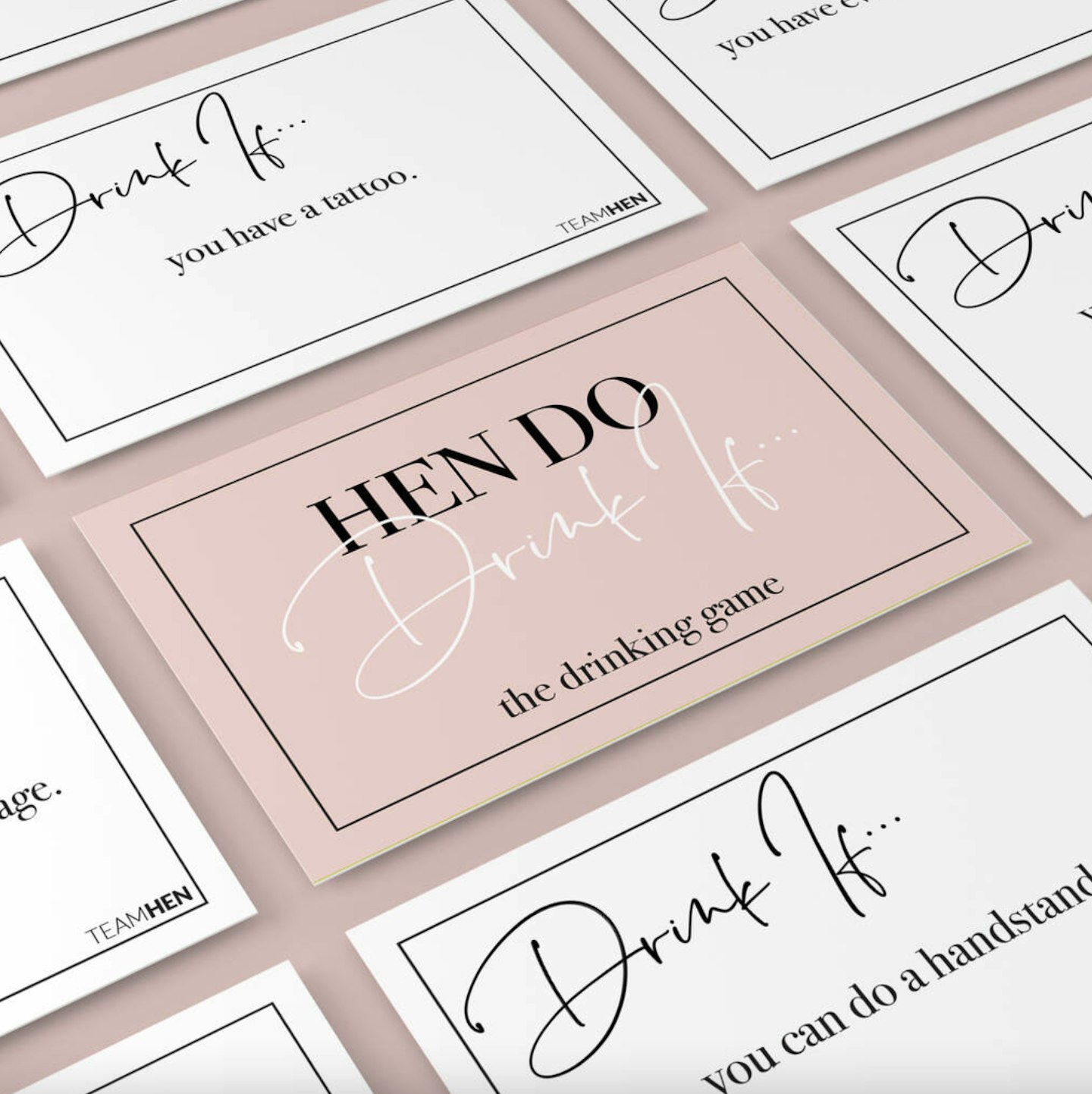 Hen Do Drink If | Hen Party Game