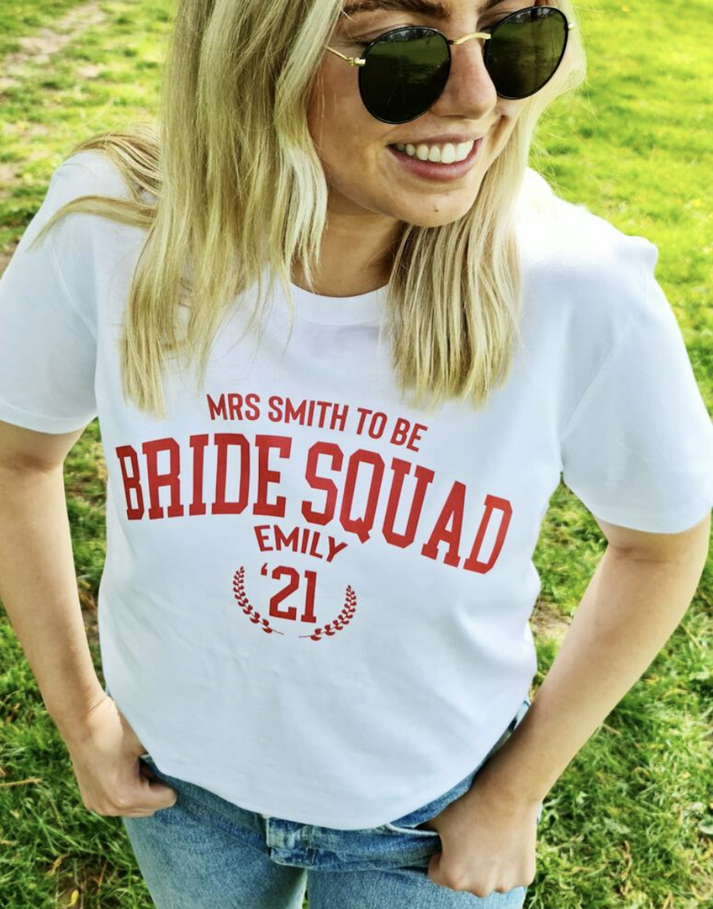 Personalised Bride Squad Hen Party T Shirt