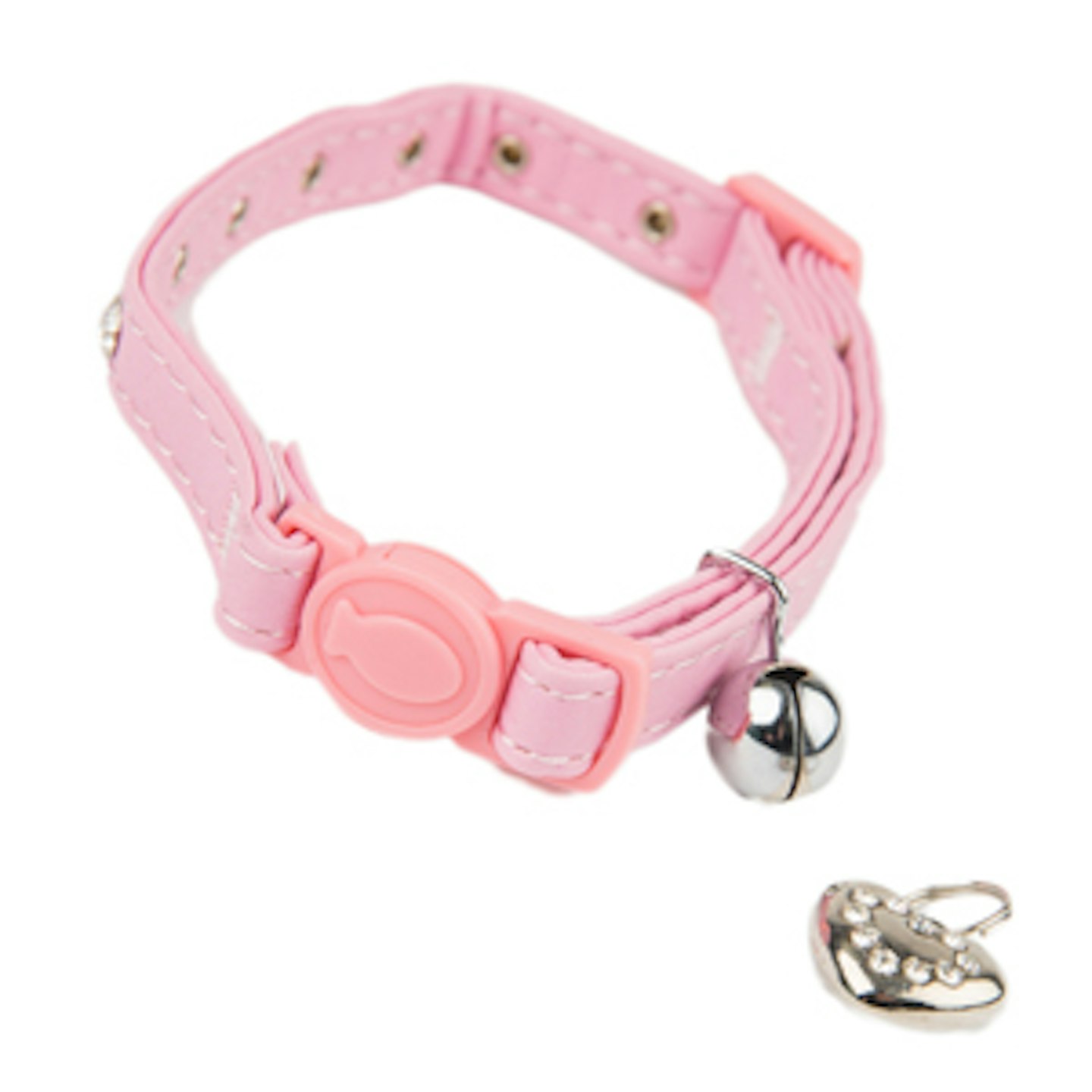 Pets at Home Diamante Cat Collar Pink