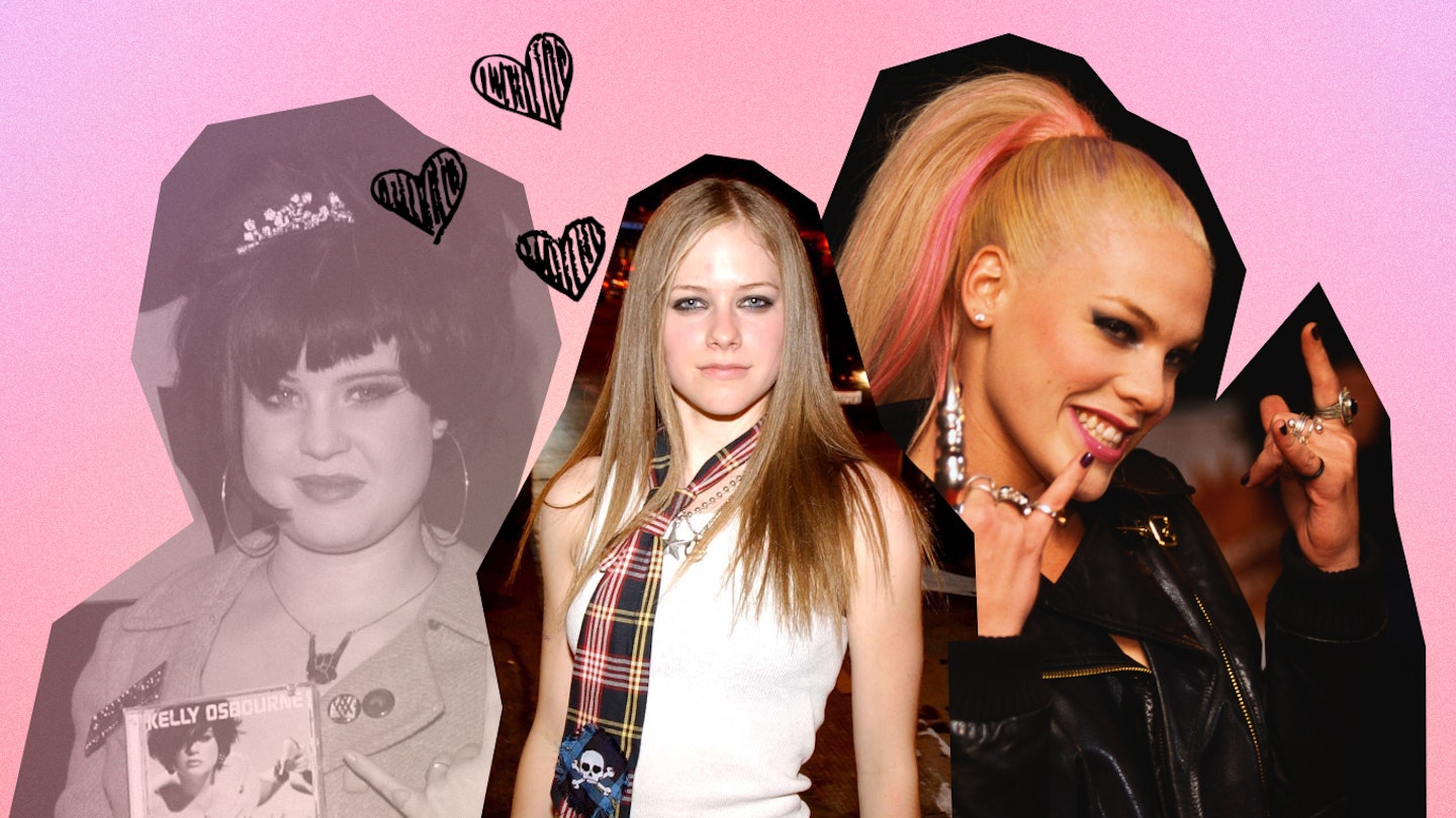 Avril Lavigne, Kelly Osbourne and Pink
