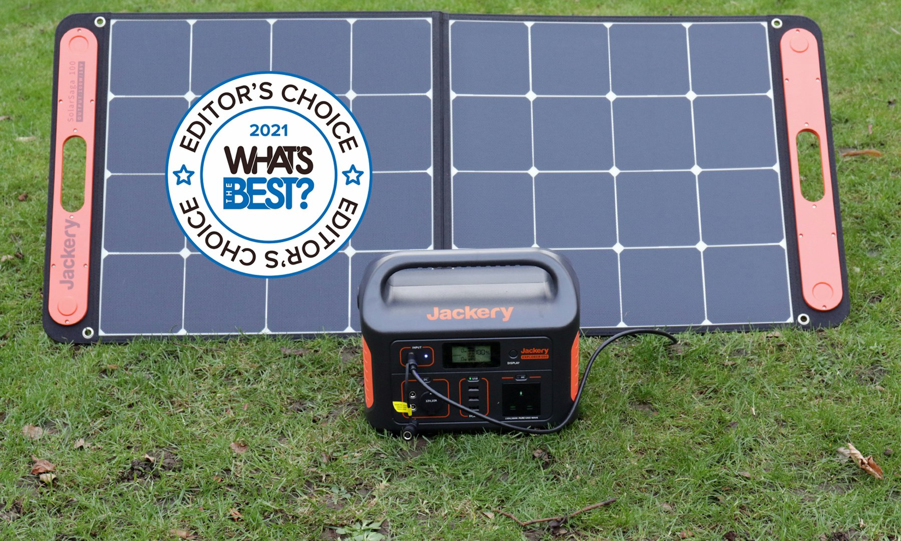 Jackery Explorer Portable Power Station and SolarSaga Solar Panel Review