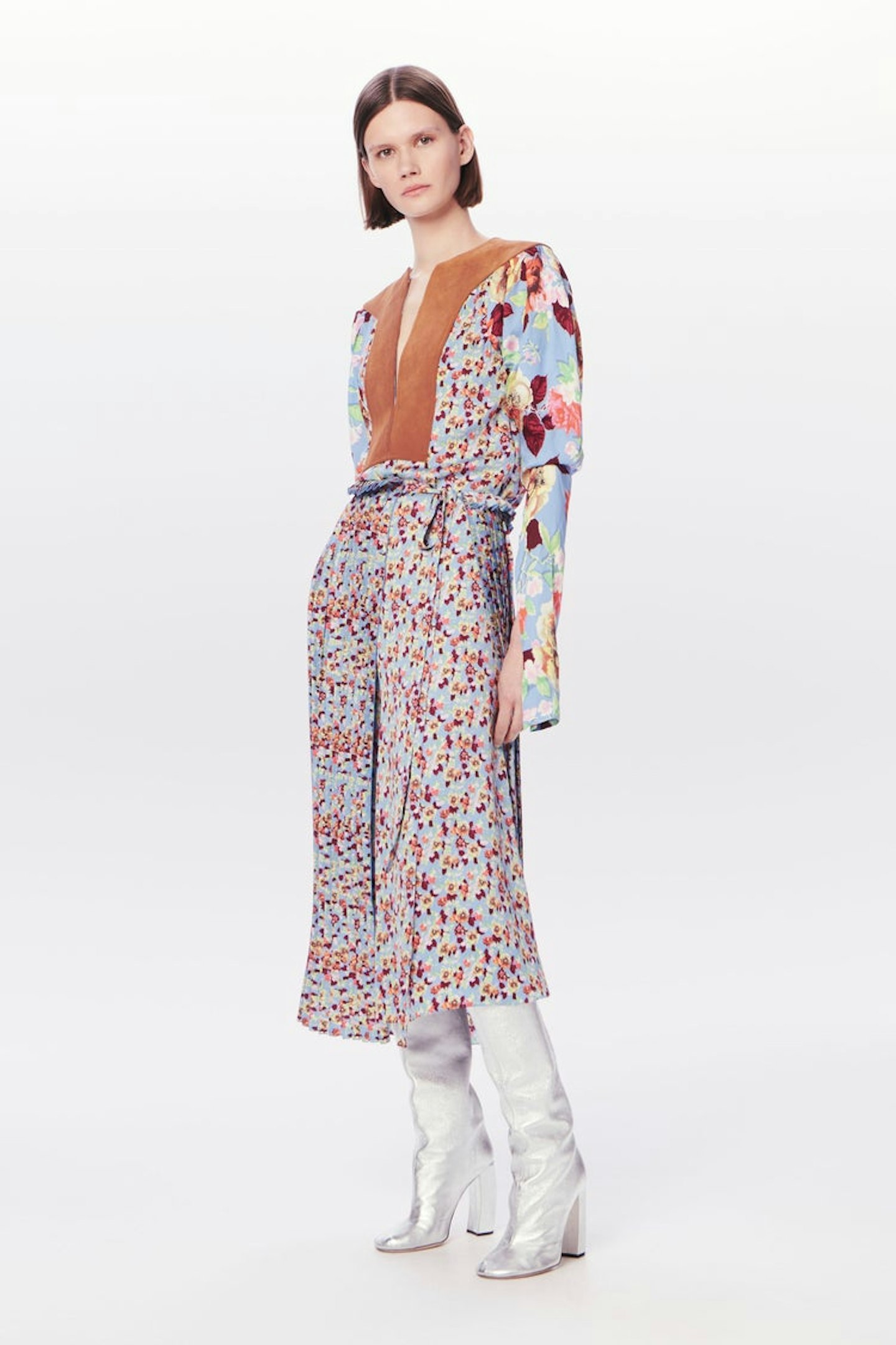 Victoria Beckham, Floral Patchwork Dress, WAS £1,350 NOW £675
