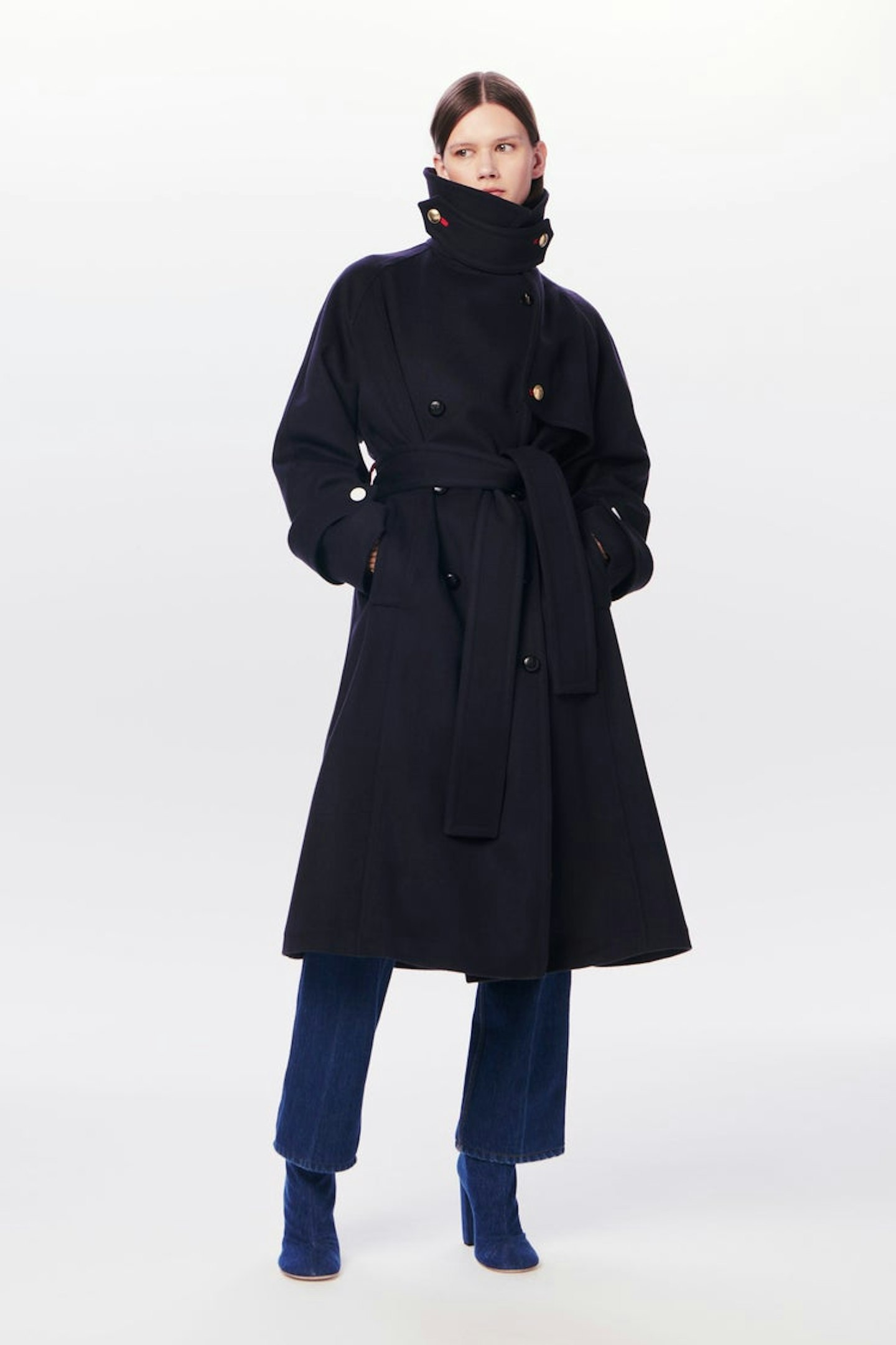 Victoria Beckham, Funnel Collar Trench Coat, WAS £1,590 NOW £795