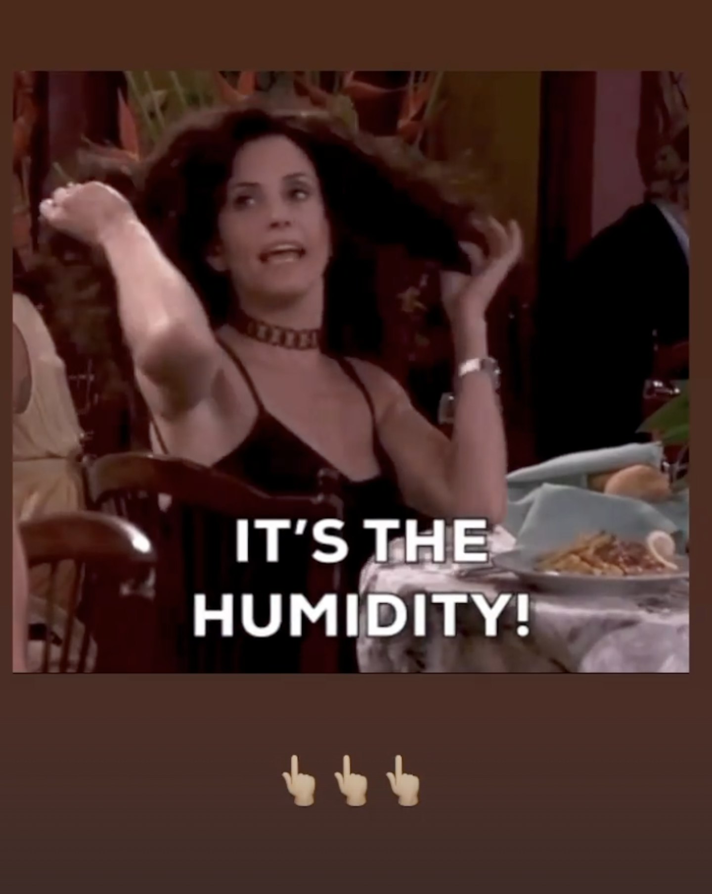 Jennifer Aniston Instagram story