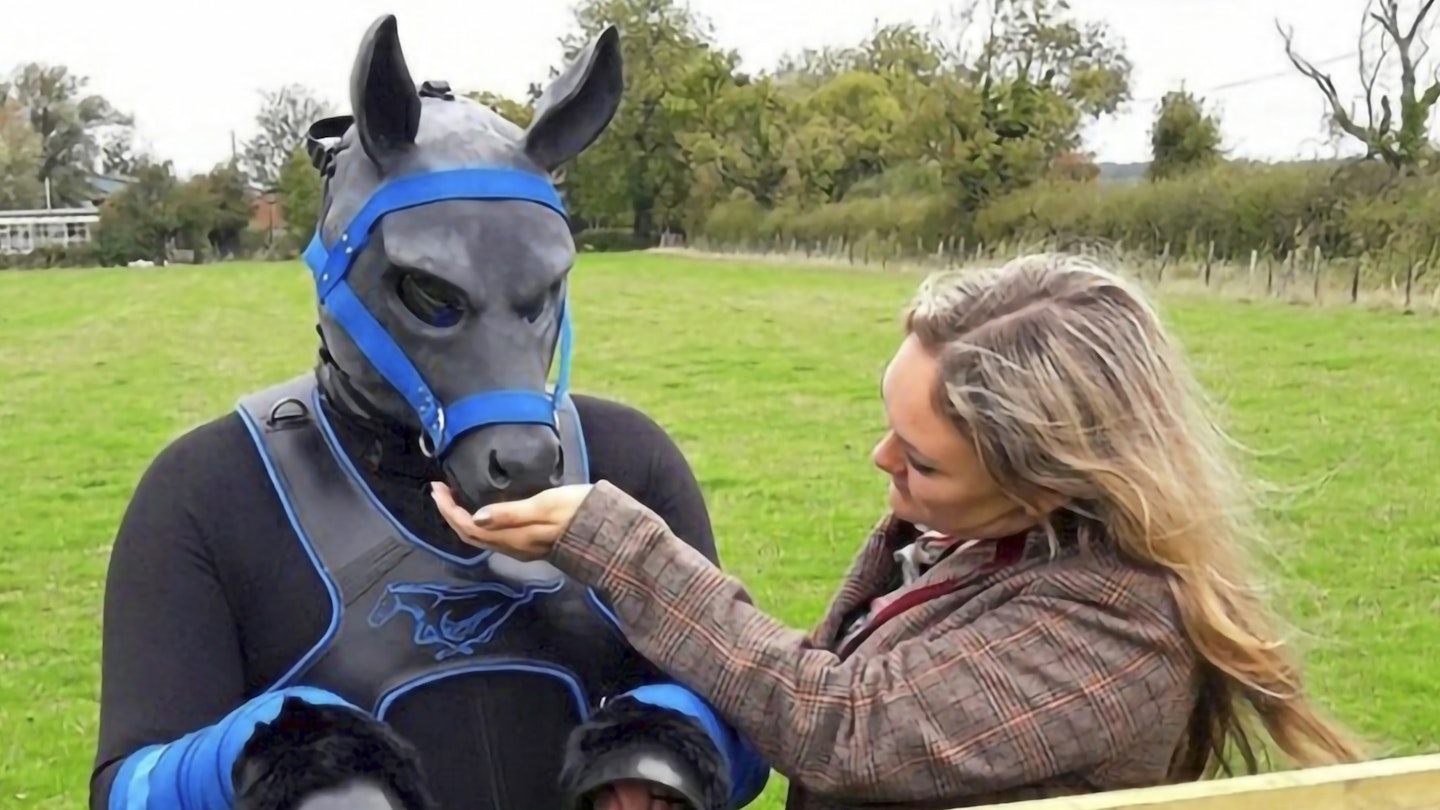 woman with her human horse boyfriend
