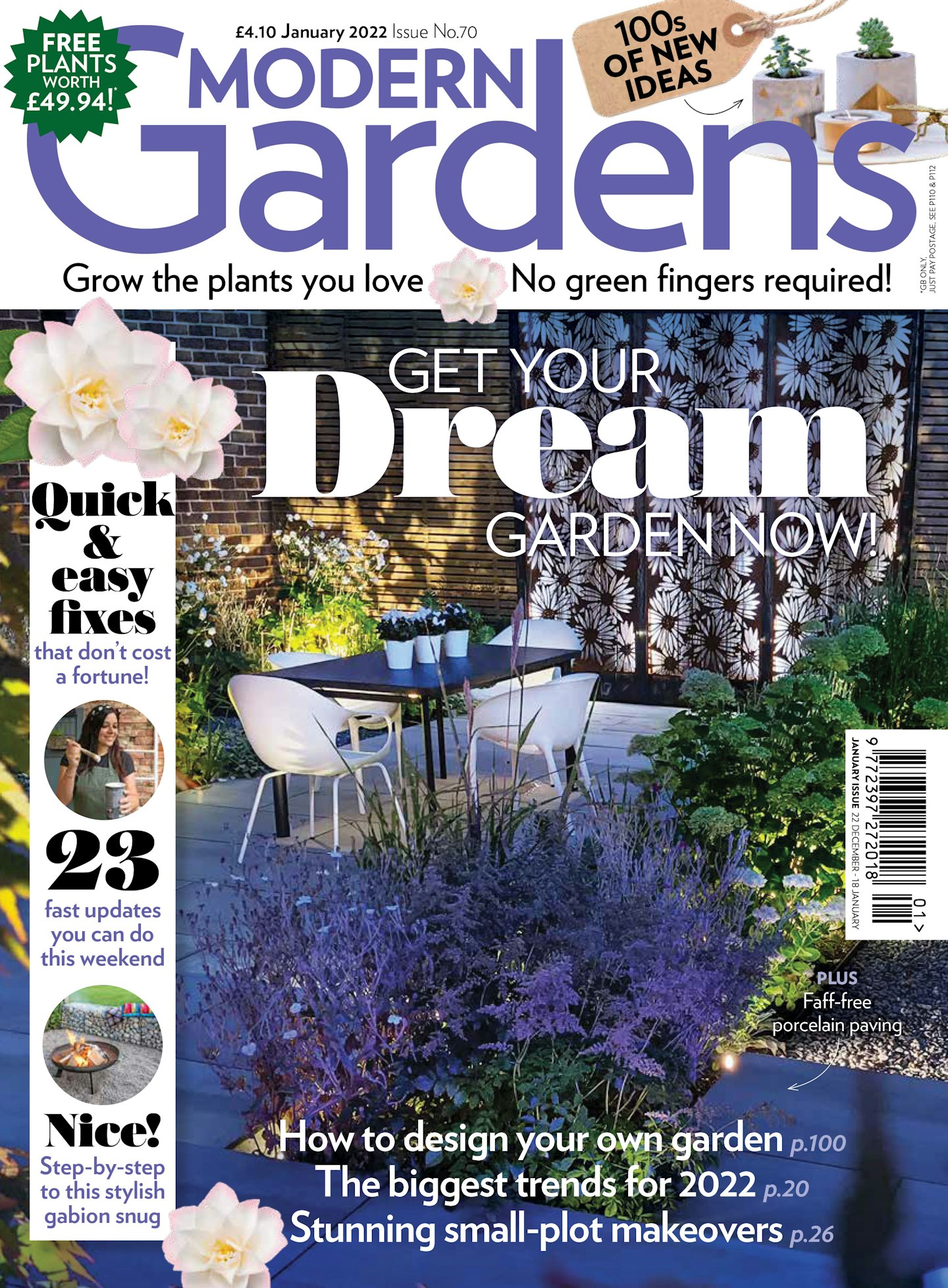Modern Gardens Jan cover