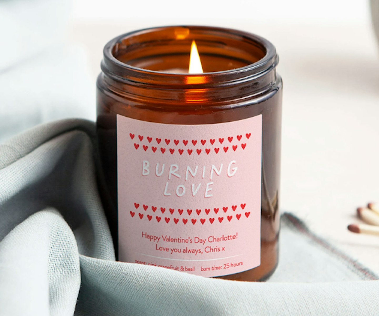 Valentine's Day Gift Burning Love Candle
