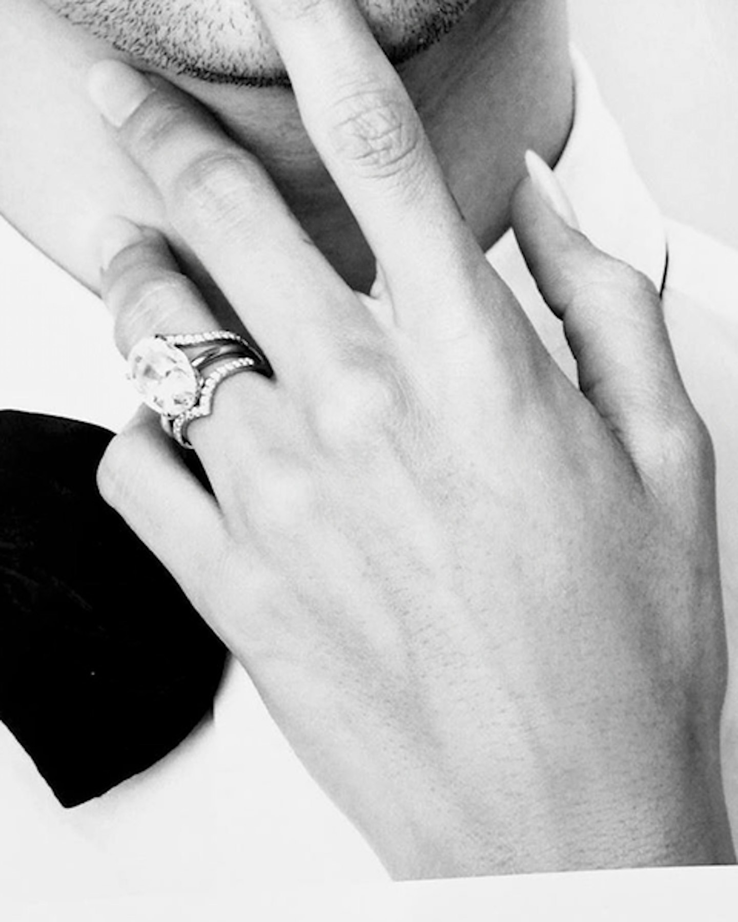 Hailey Bieber engagement ring