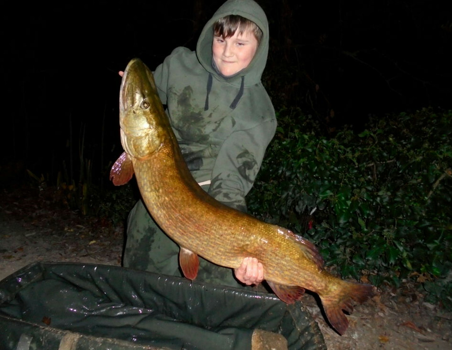 George Gummer landed a belting pike of 24lb 8oz from a club lake in Kent