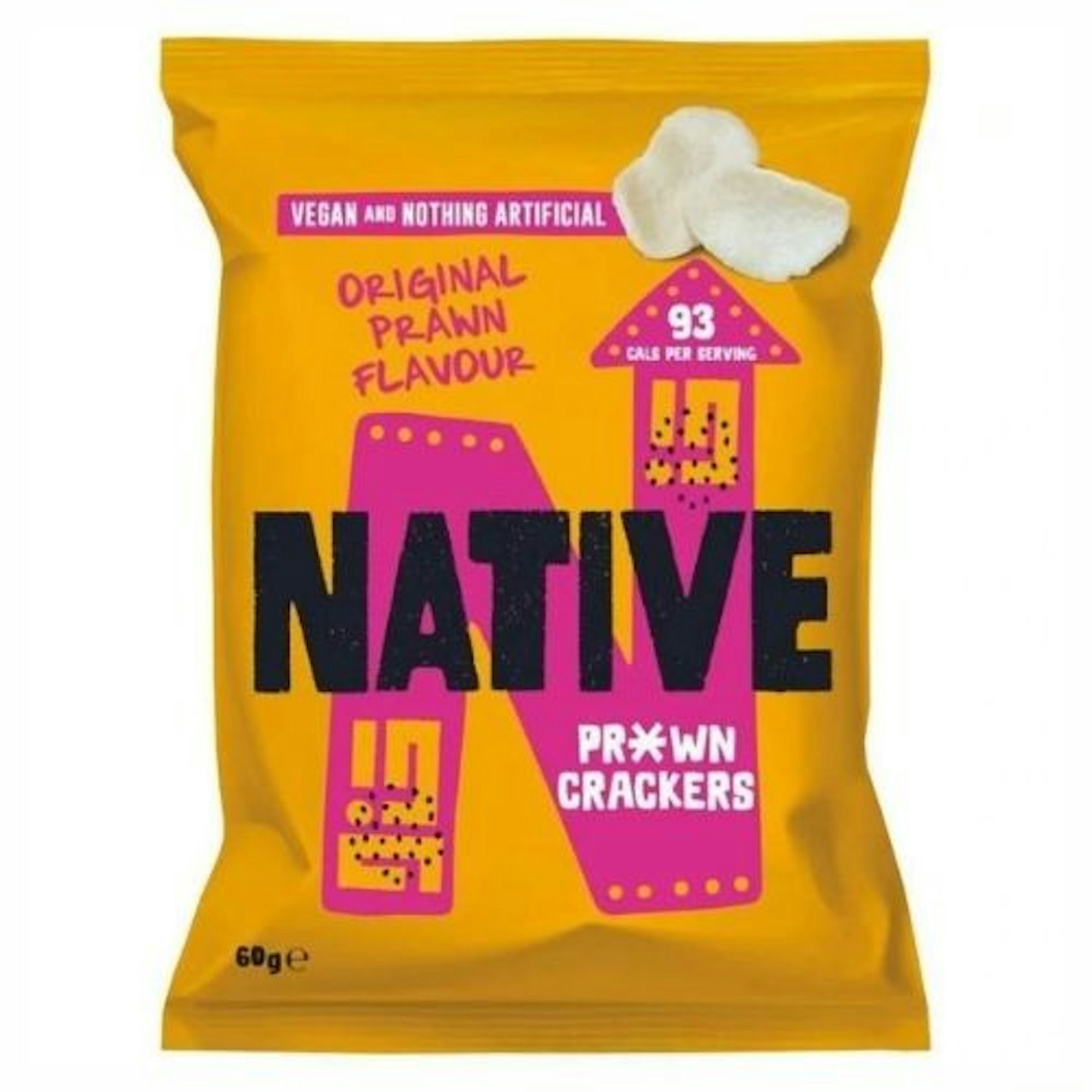 Native - Prawn Crackers: - Original Prawn Flavour 60g