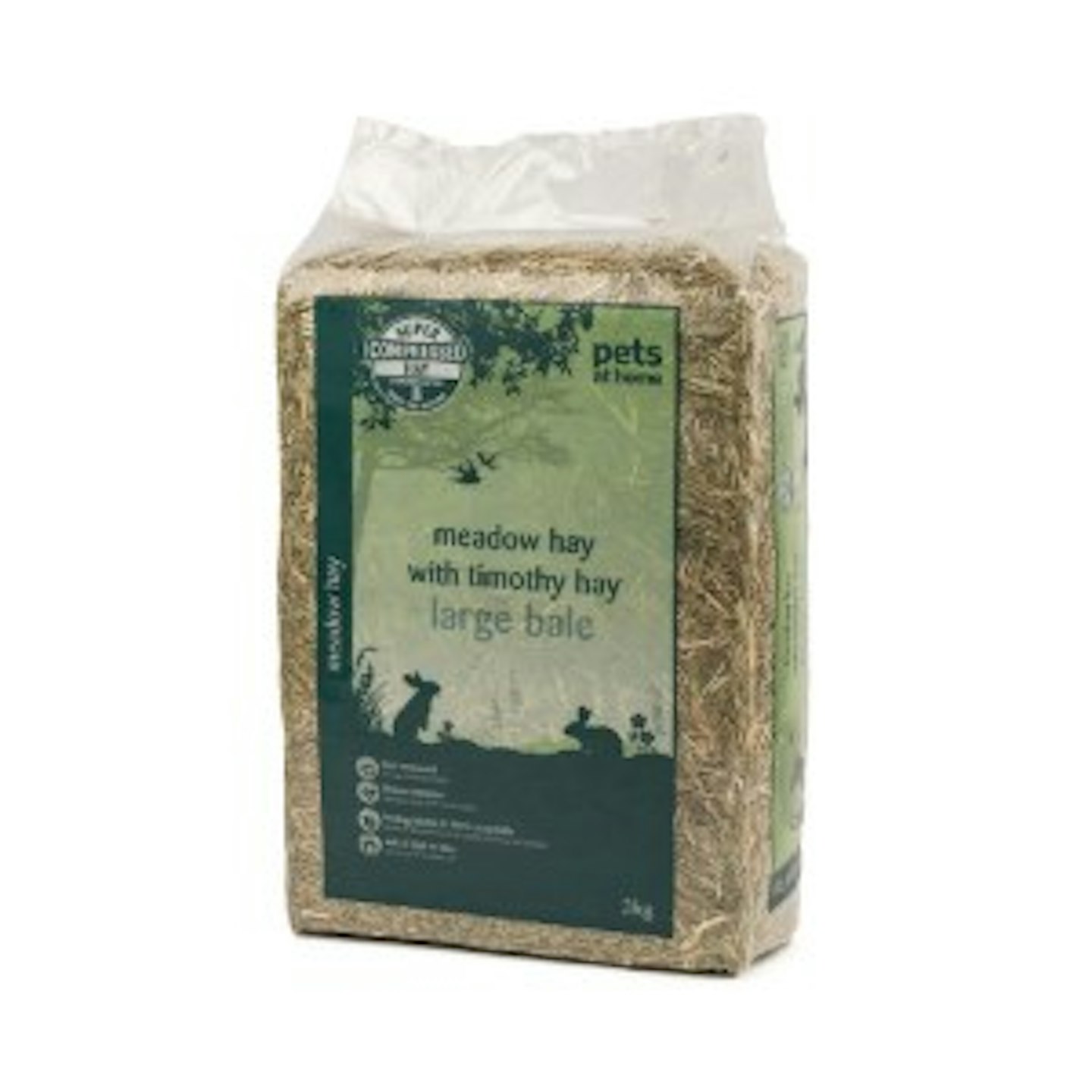 Pets at Home Meadow Feeding Hay with Timothy 3kg