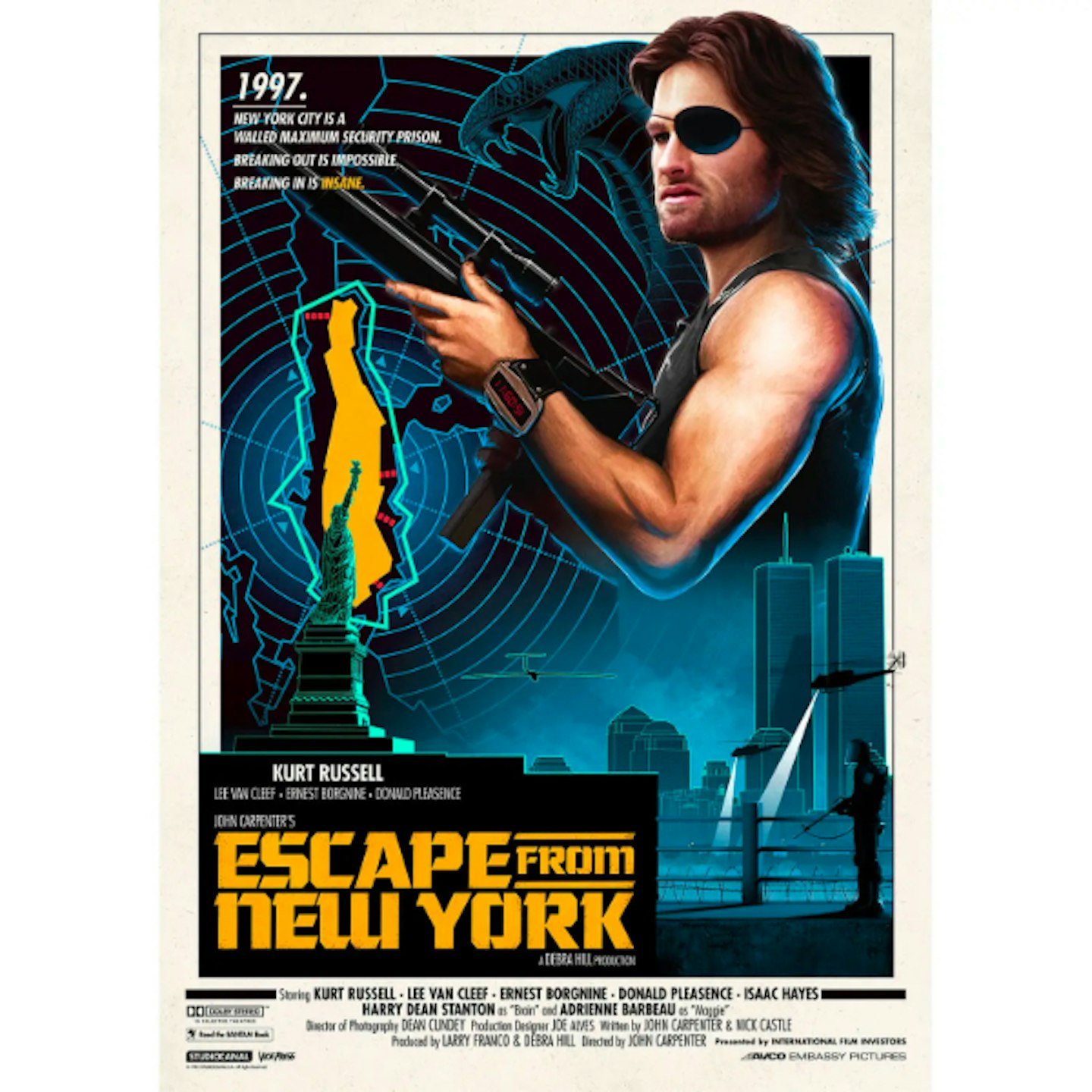 John Carpenter's - Escape From New York Lithograph by Matt Ferguson