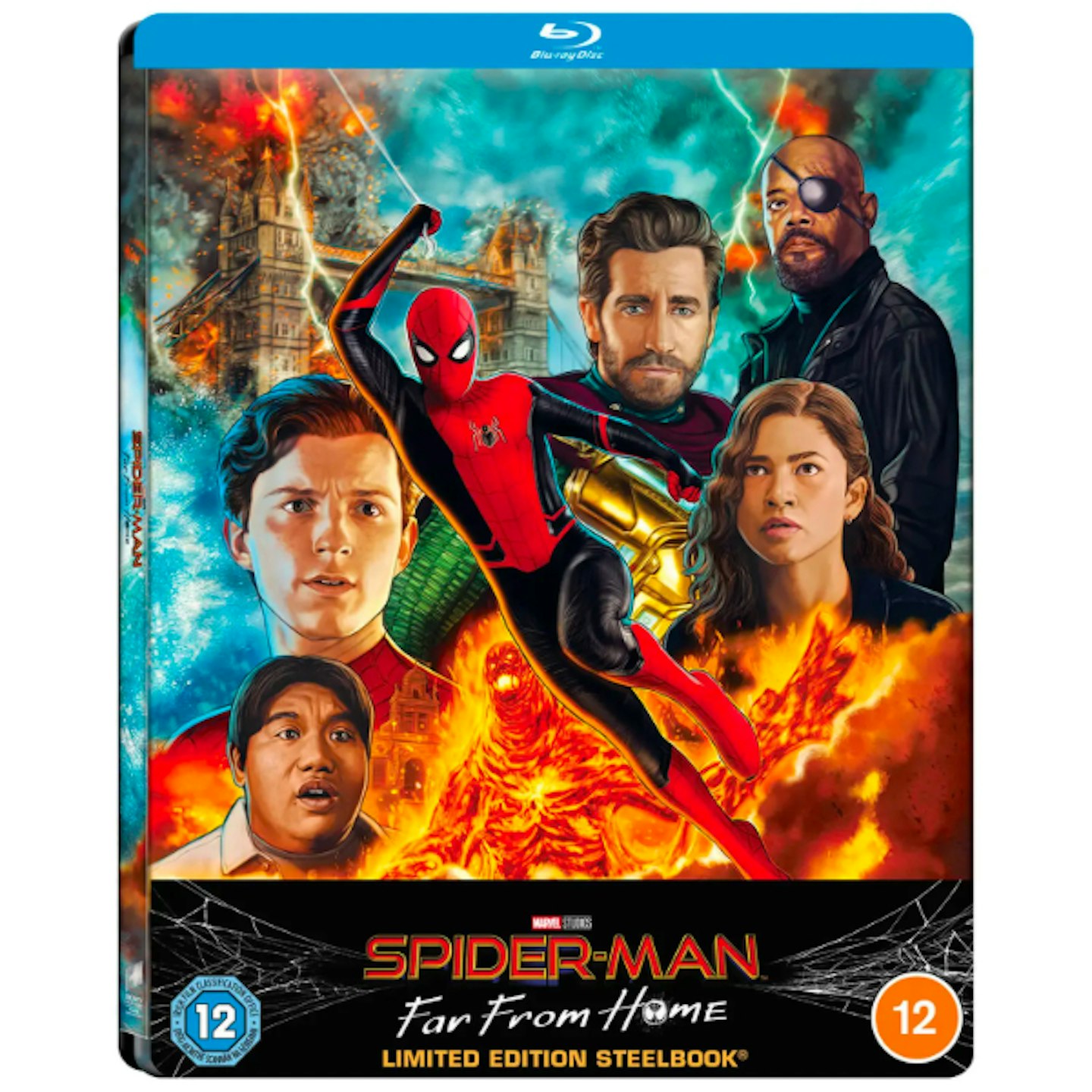 Spider-Man: Far From Home - Zavvi Exclusive Lenticular Steelbook (Includes Blu-ray)