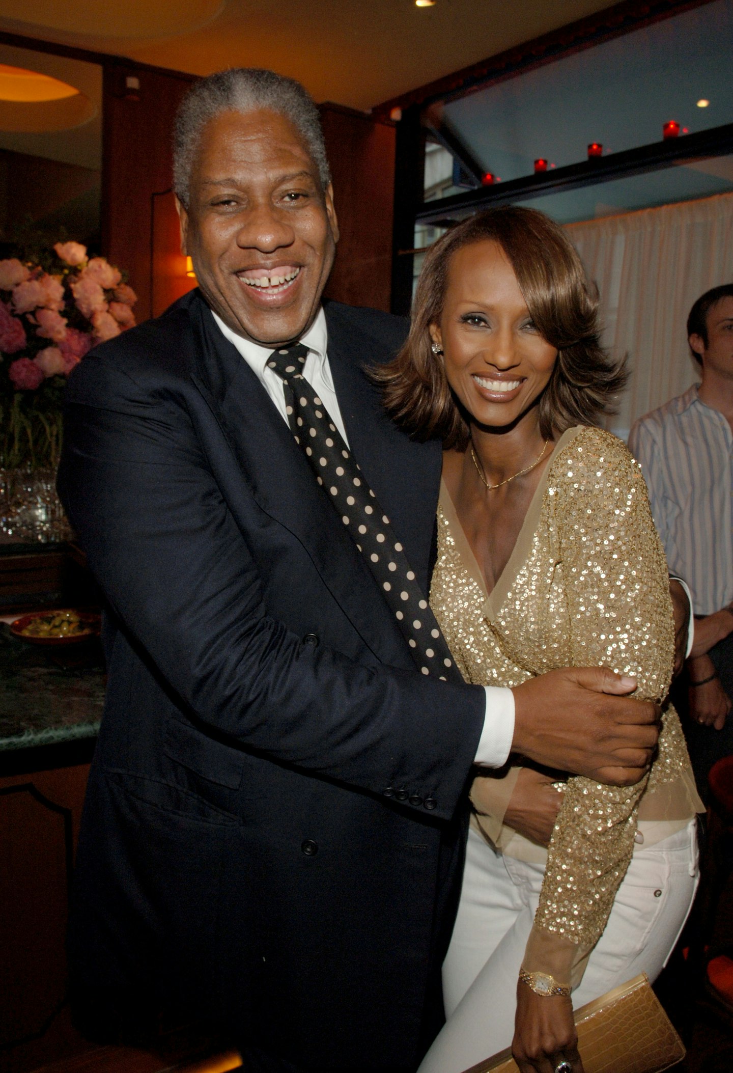 André Leon Talley and Iman