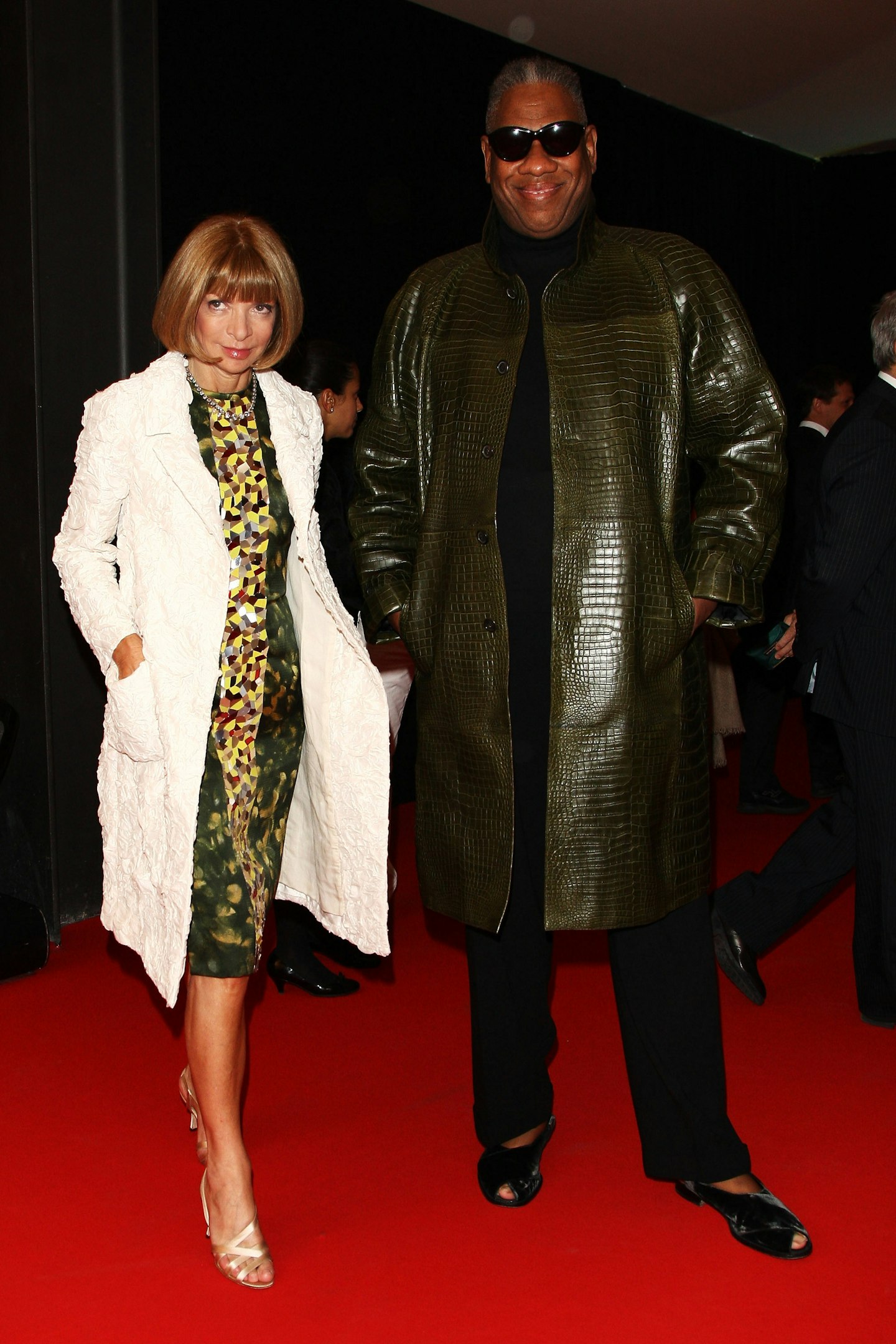 André Leon Talley with Anna Wintour
