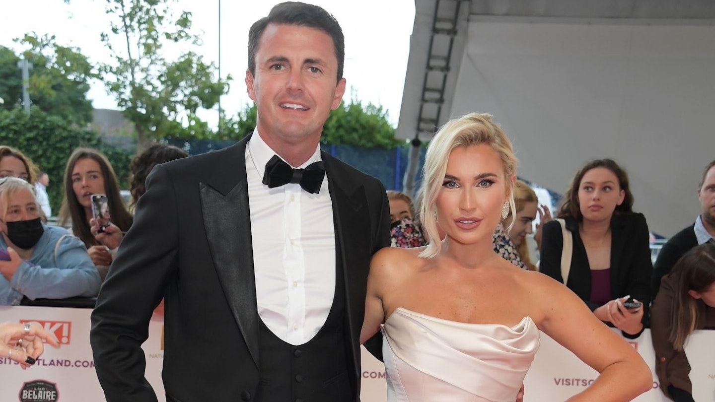 Greg Shepherd and Billie Faiers at the National Television Awards