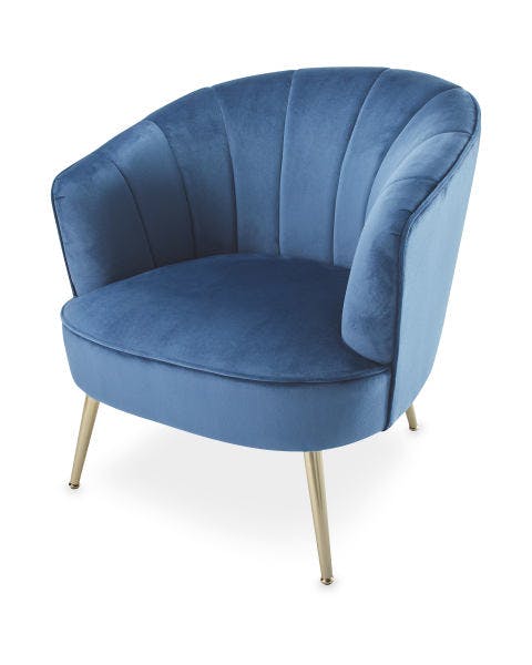 aldi green velvet chair